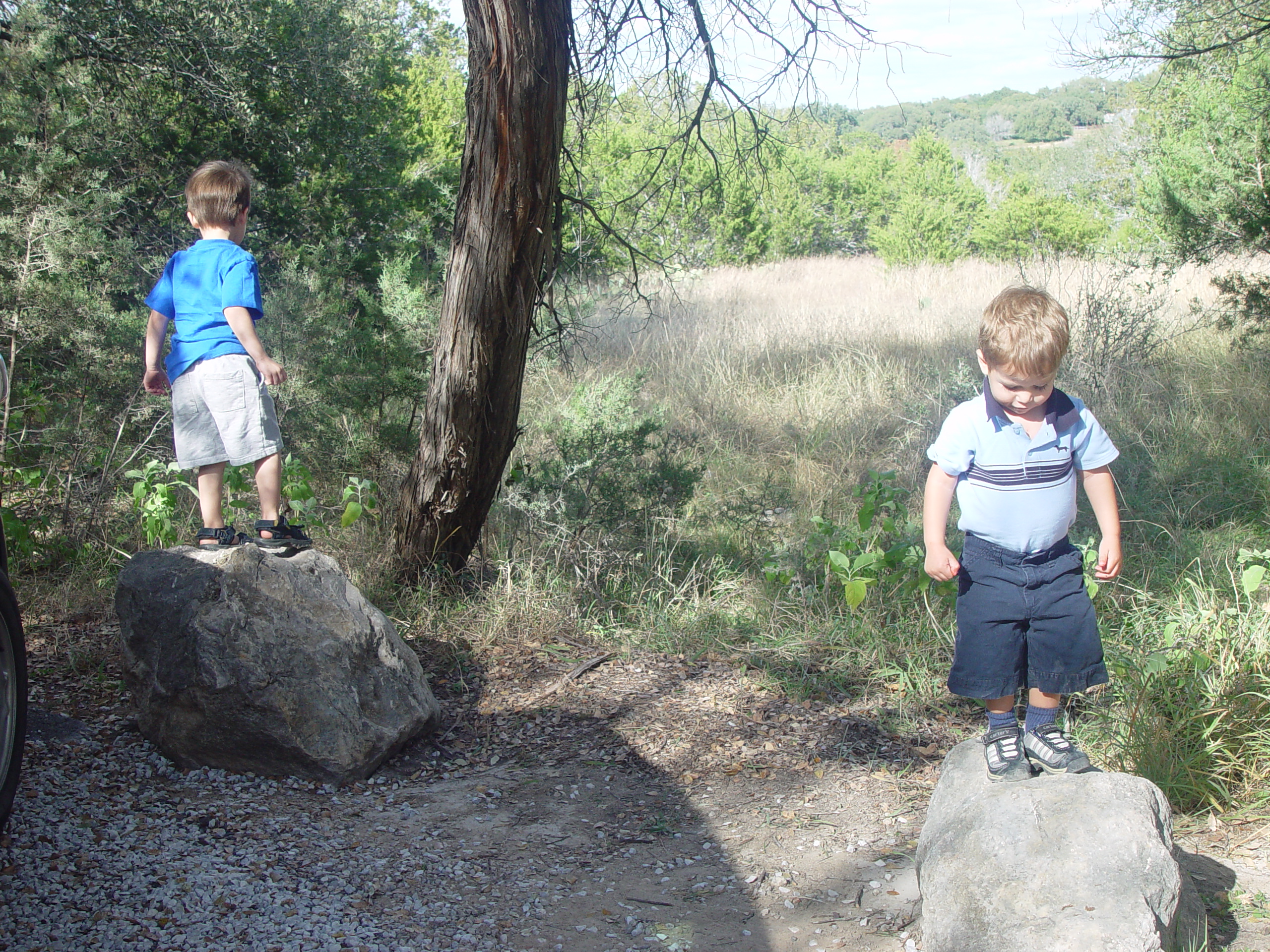 Hiking at Hamilton Pool Preserve with Stan and DeNae