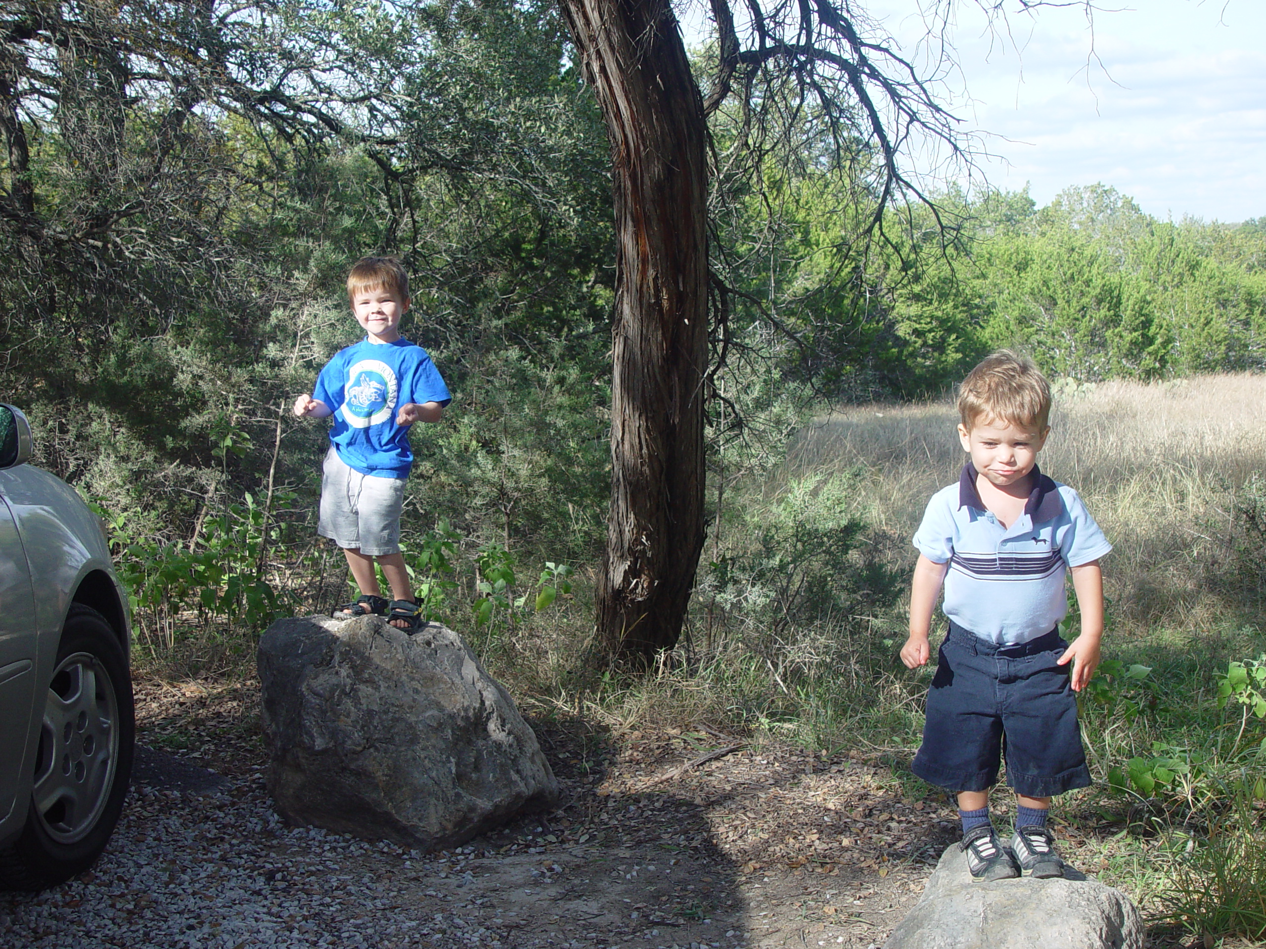 Hiking at Hamilton Pool Preserve with Stan and DeNae