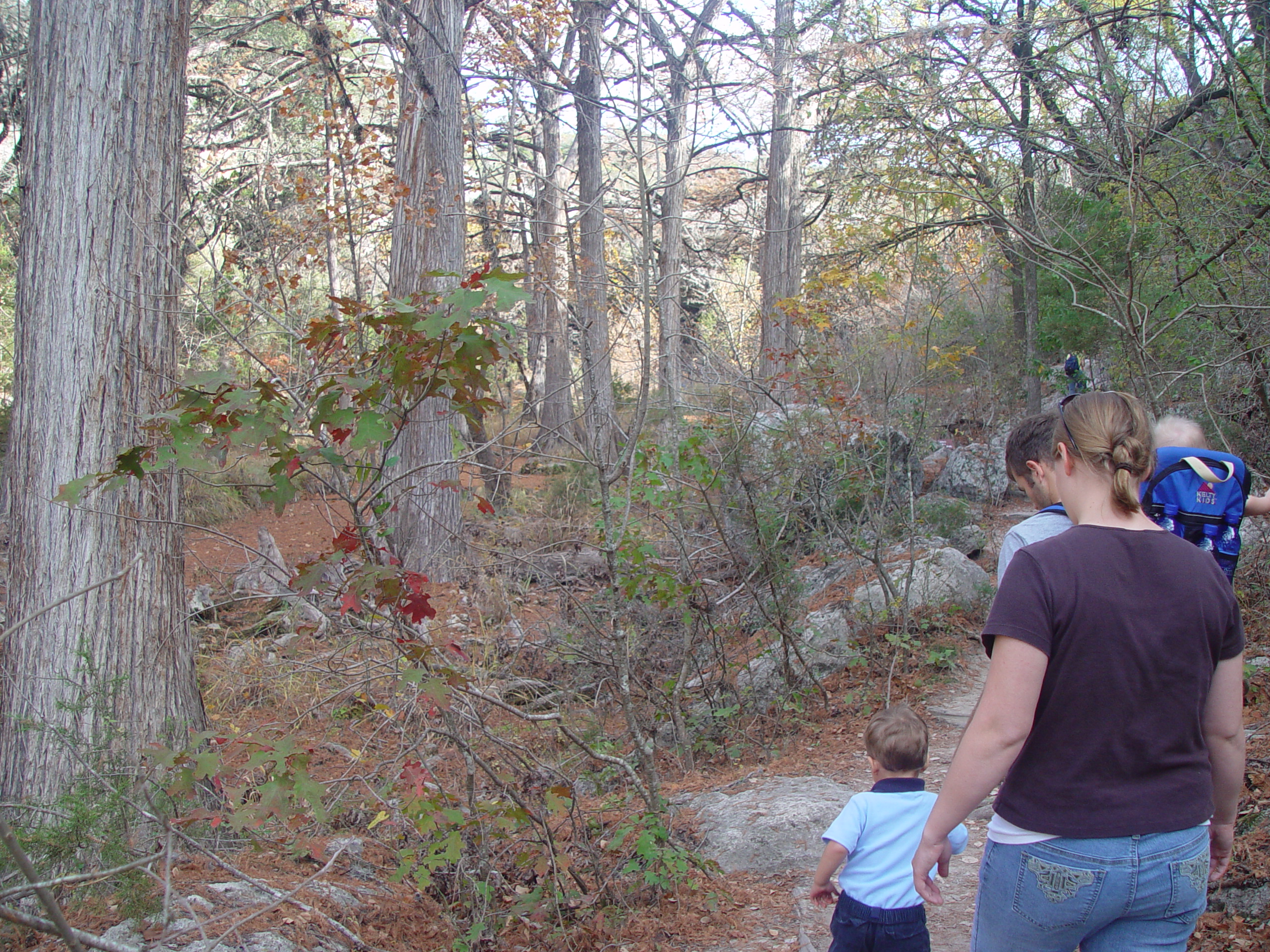 Hiking at Hamilton Pool Preserve with Stan and DeNae