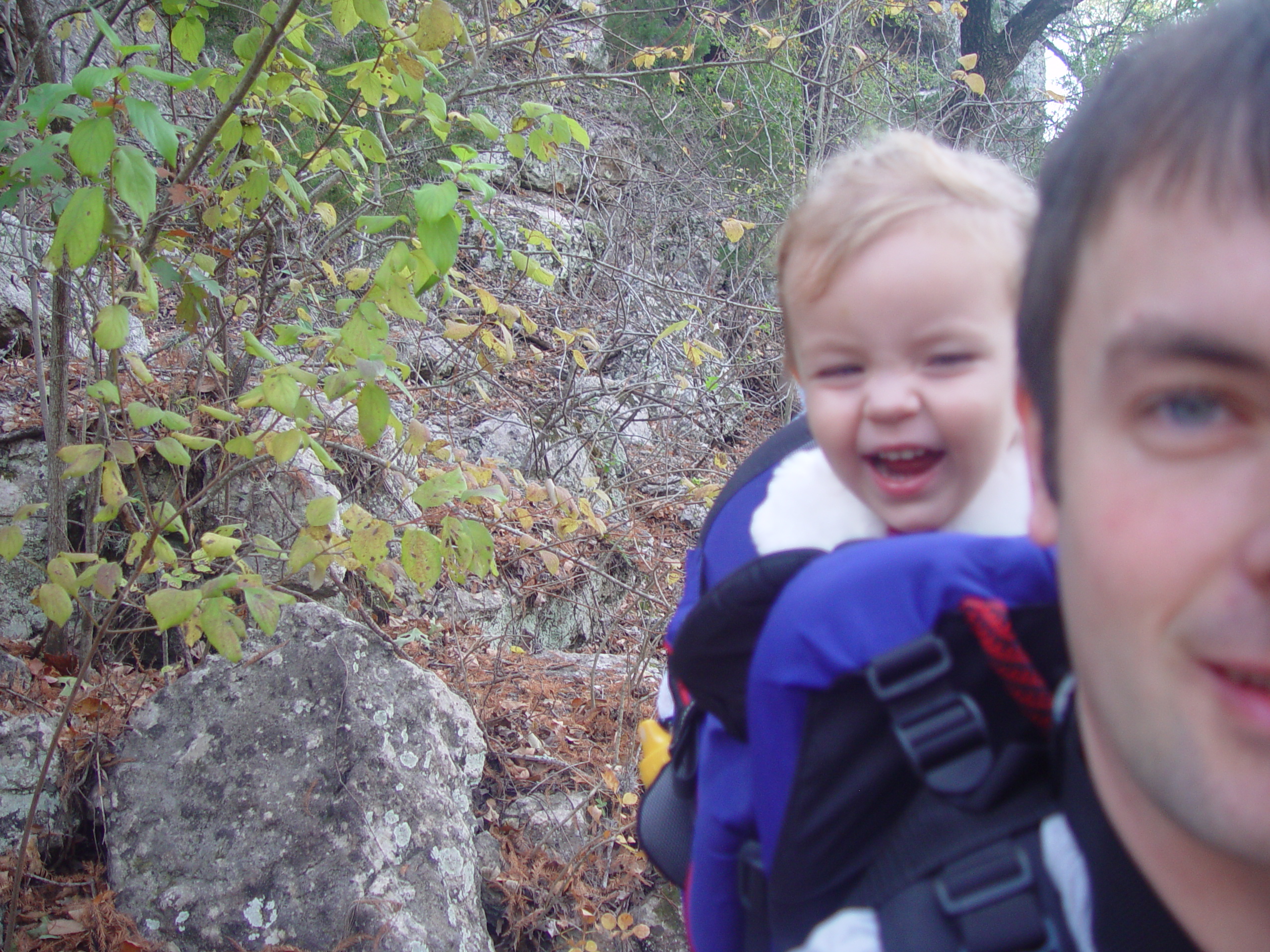 Hiking at Hamilton Pool Preserve with Stan and DeNae