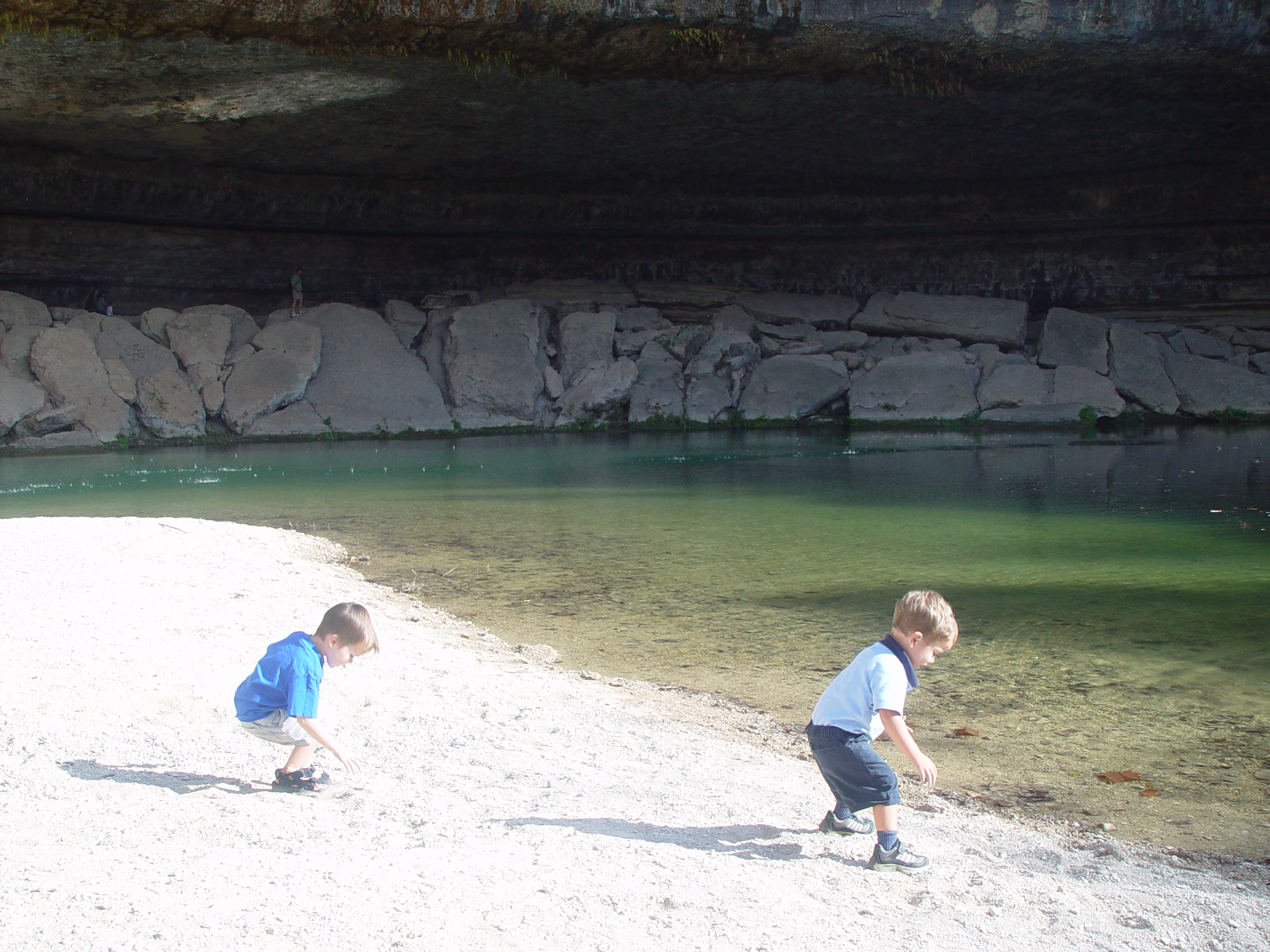 Hiking at Hamilton Pool Preserve with Stan and DeNae