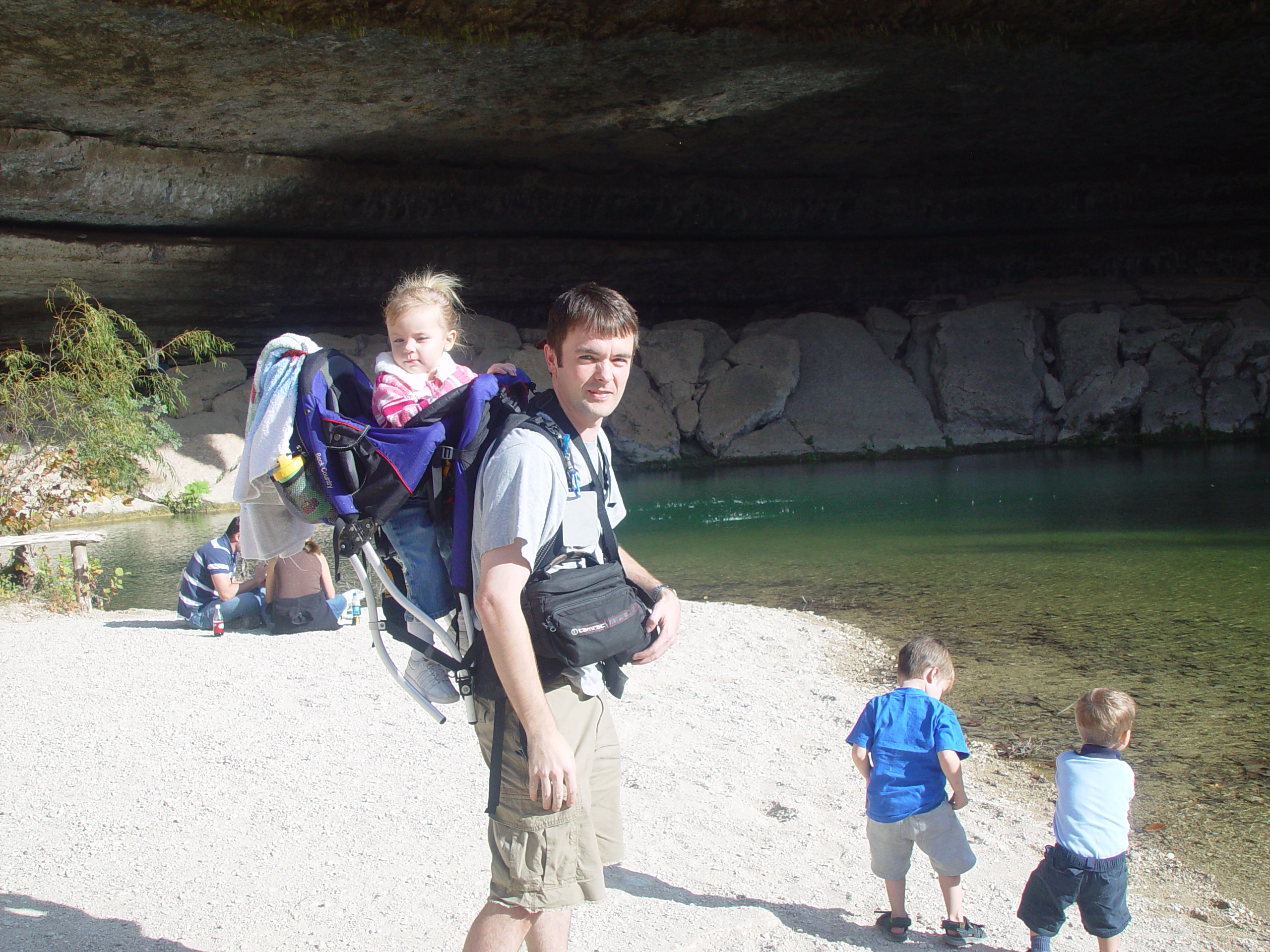 Hiking at Hamilton Pool Preserve with Stan and DeNae