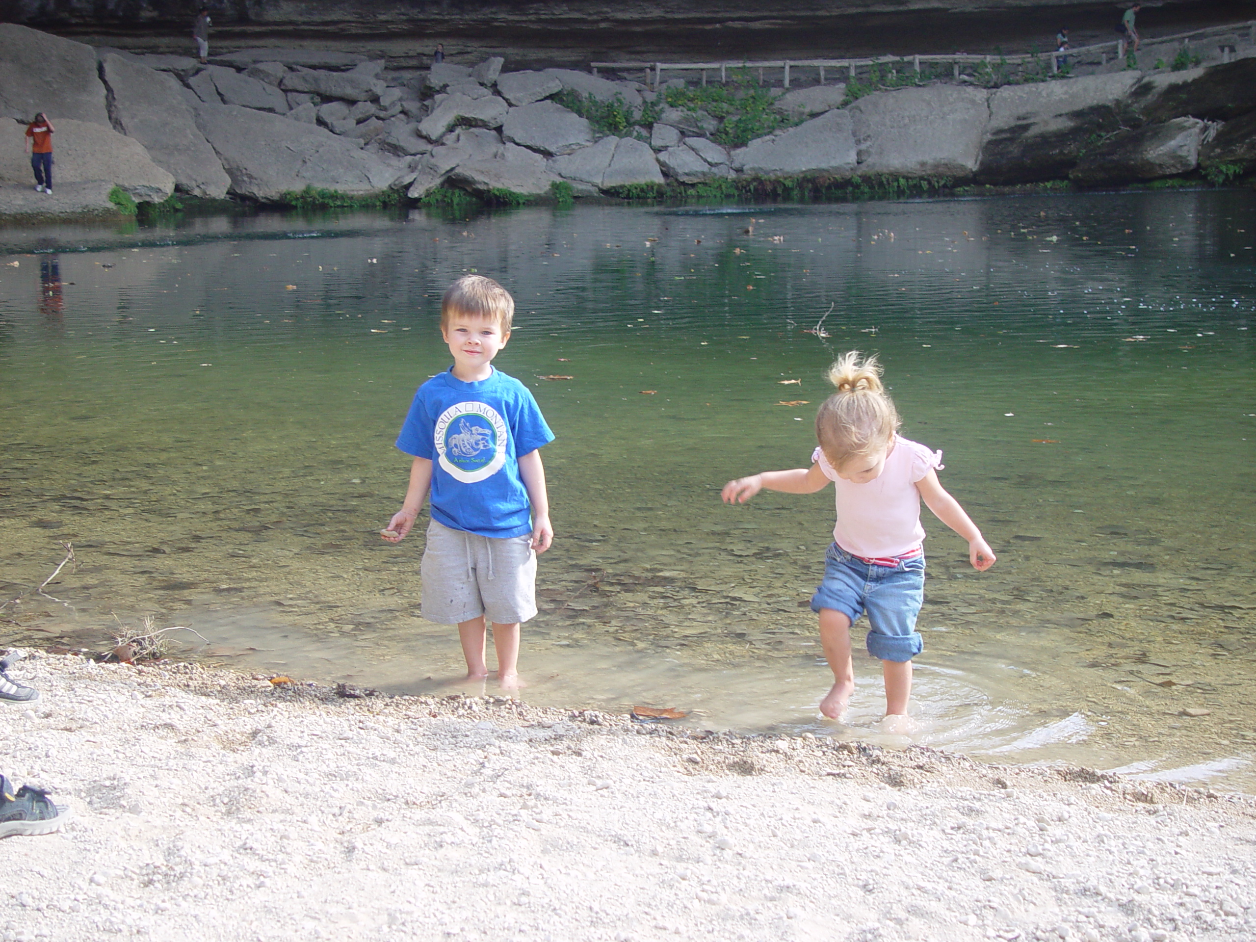 Hiking at Hamilton Pool Preserve with Stan and DeNae