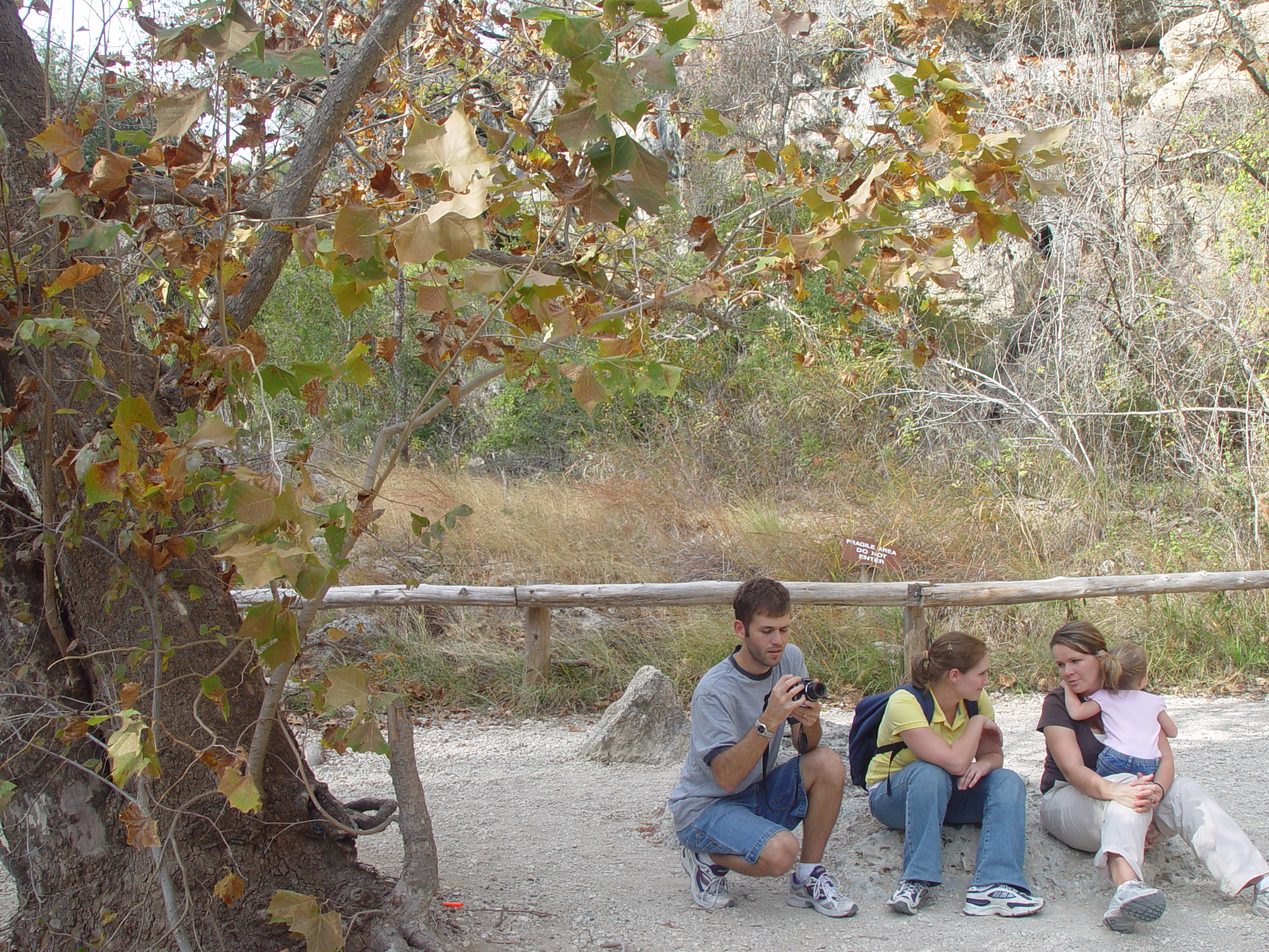 Hiking at Hamilton Pool Preserve with Stan and DeNae