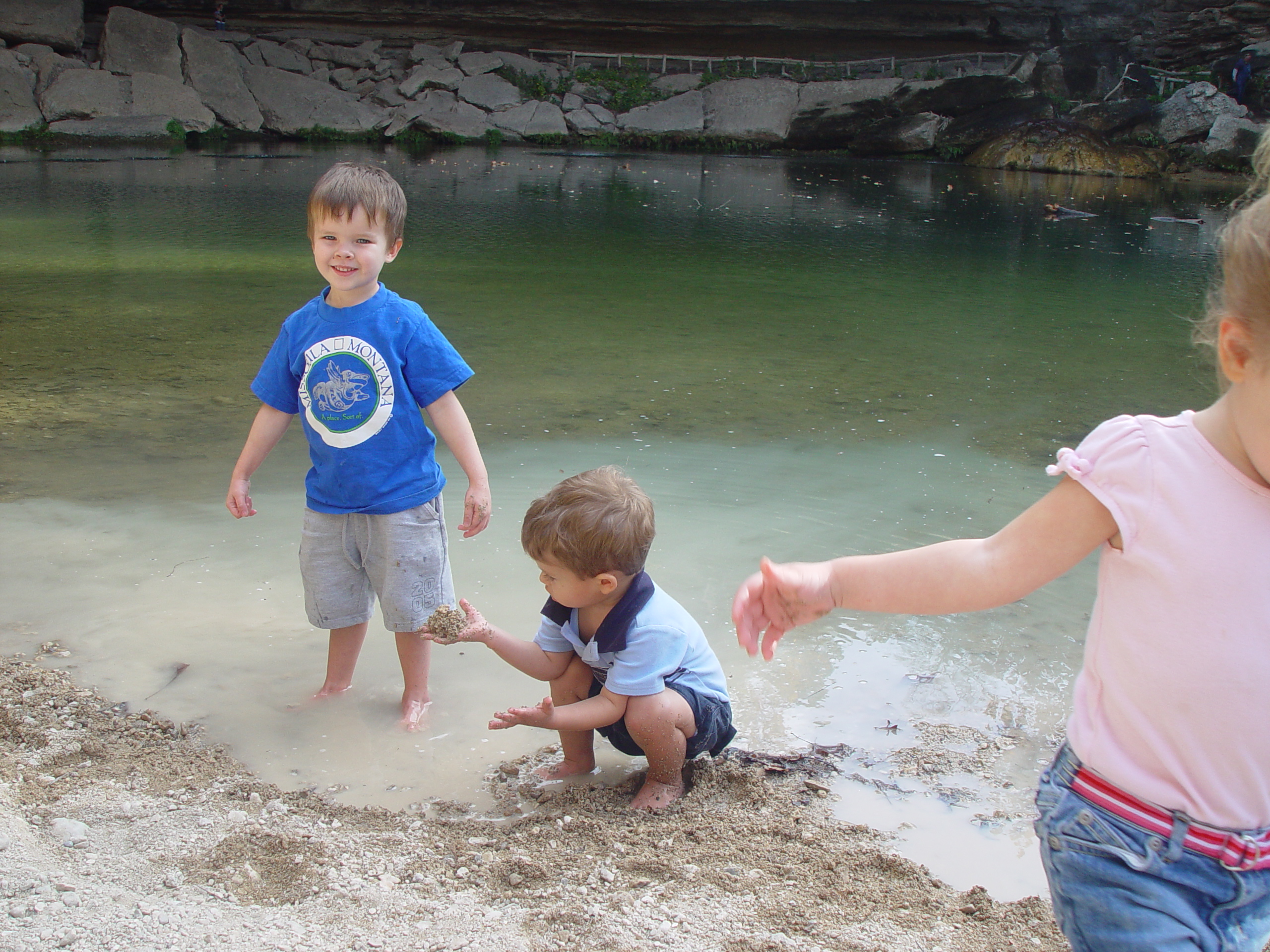 Hiking at Hamilton Pool Preserve with Stan and DeNae