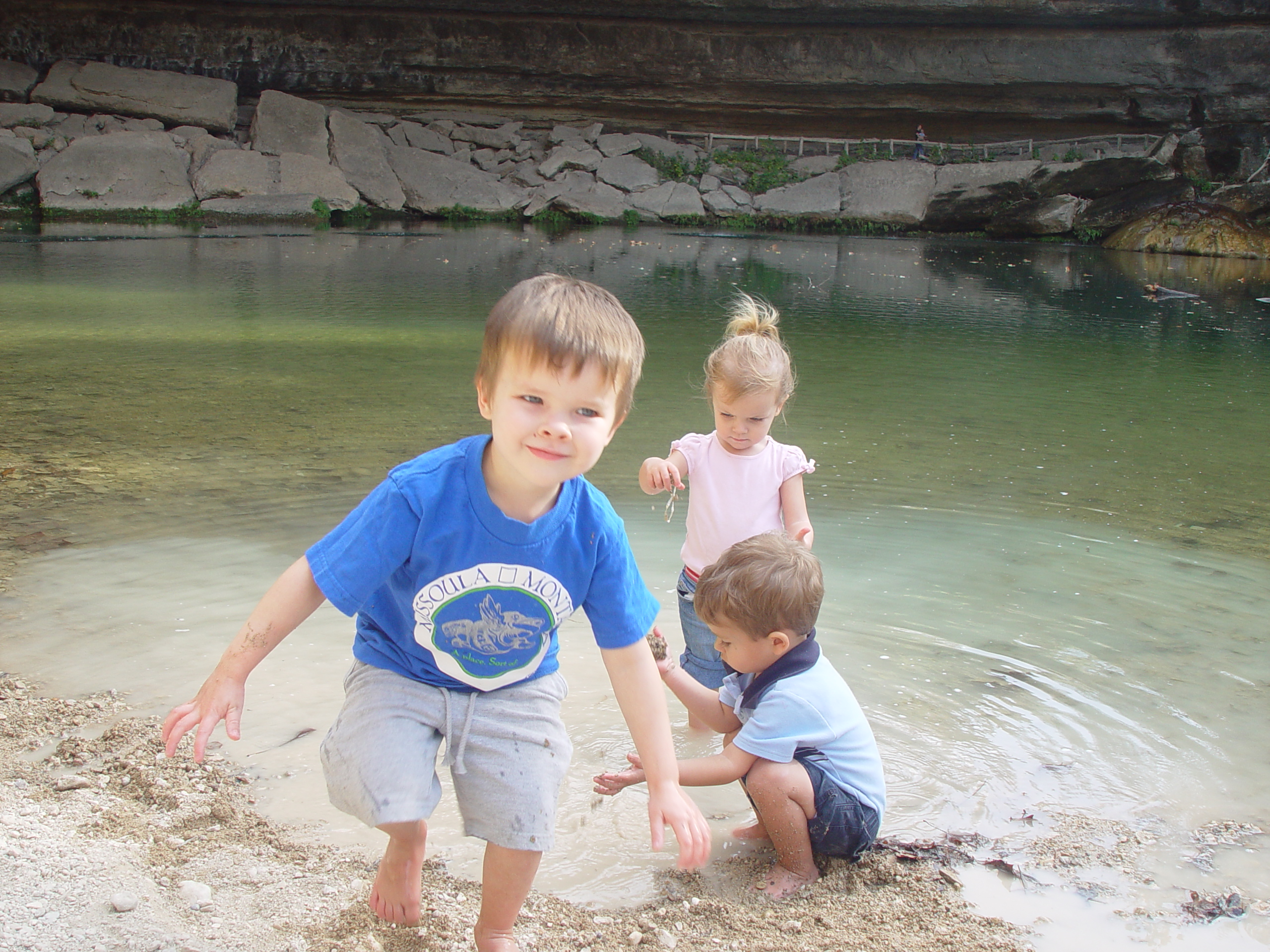 Hiking at Hamilton Pool Preserve with Stan and DeNae