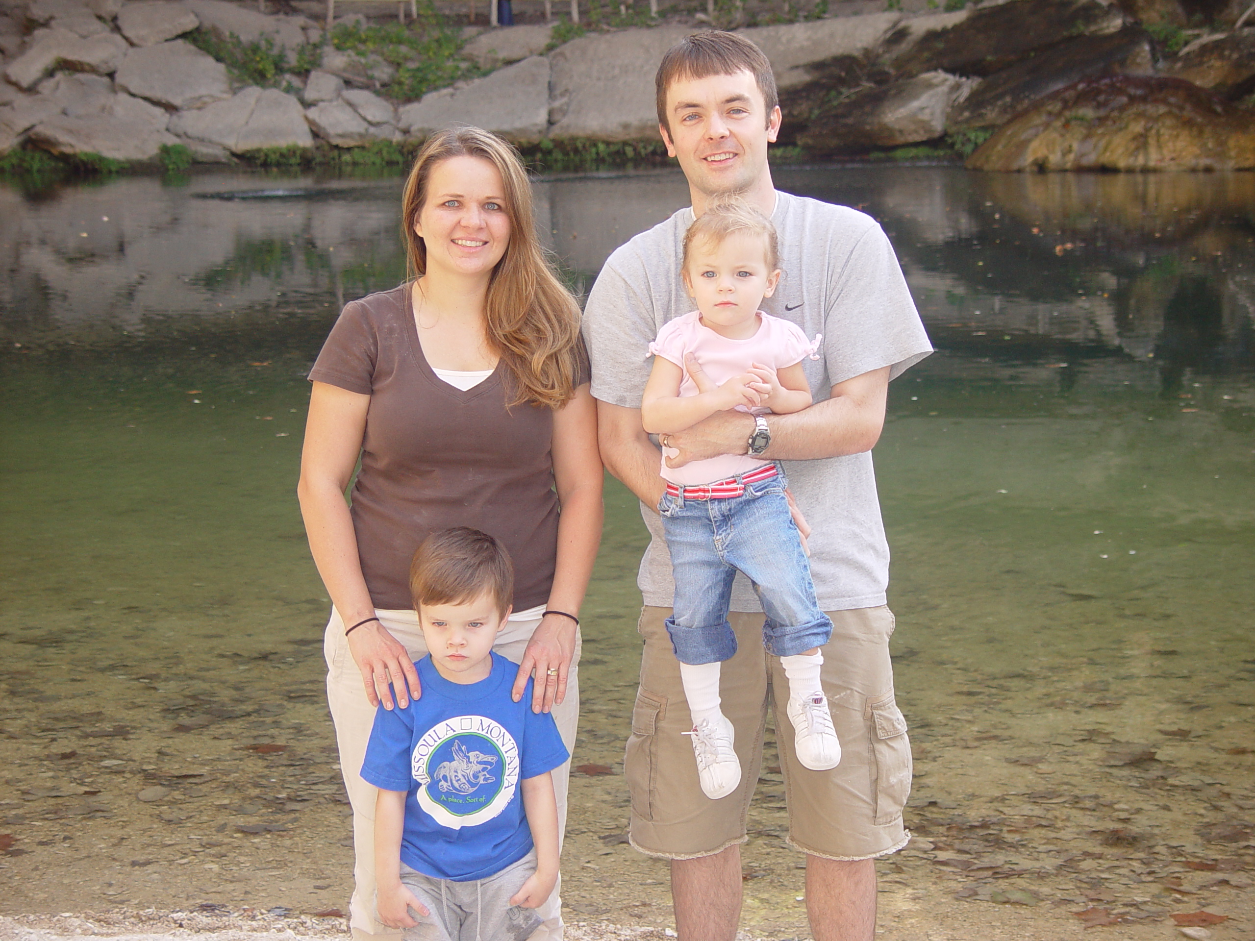 Hiking at Hamilton Pool Preserve with Stan and DeNae