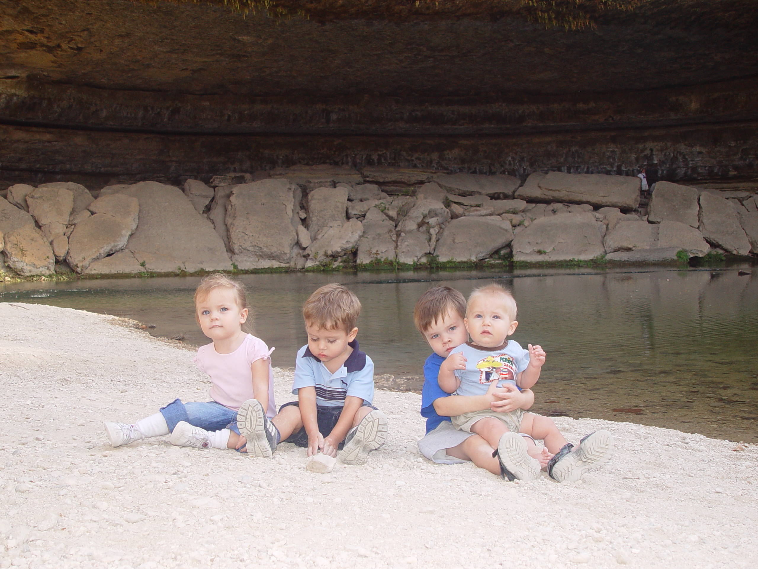 Hiking at Hamilton Pool Preserve with Stan and DeNae