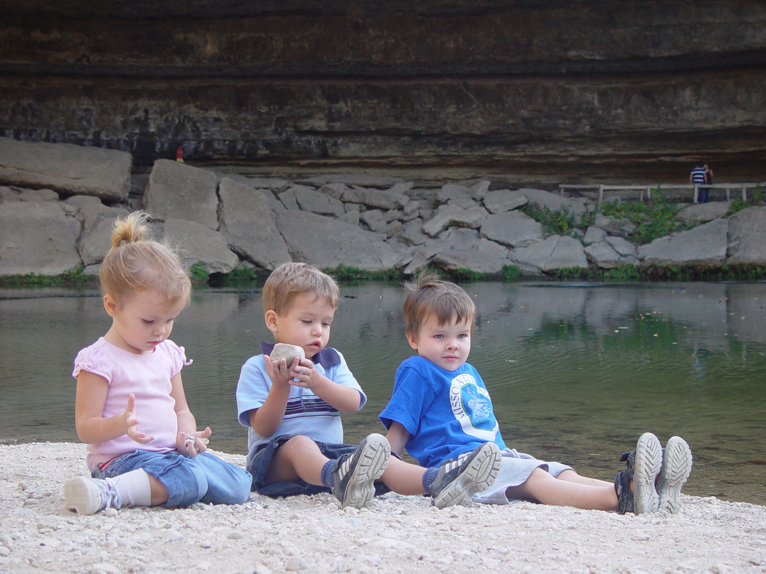 Hiking at Hamilton Pool Preserve with Stan and DeNae