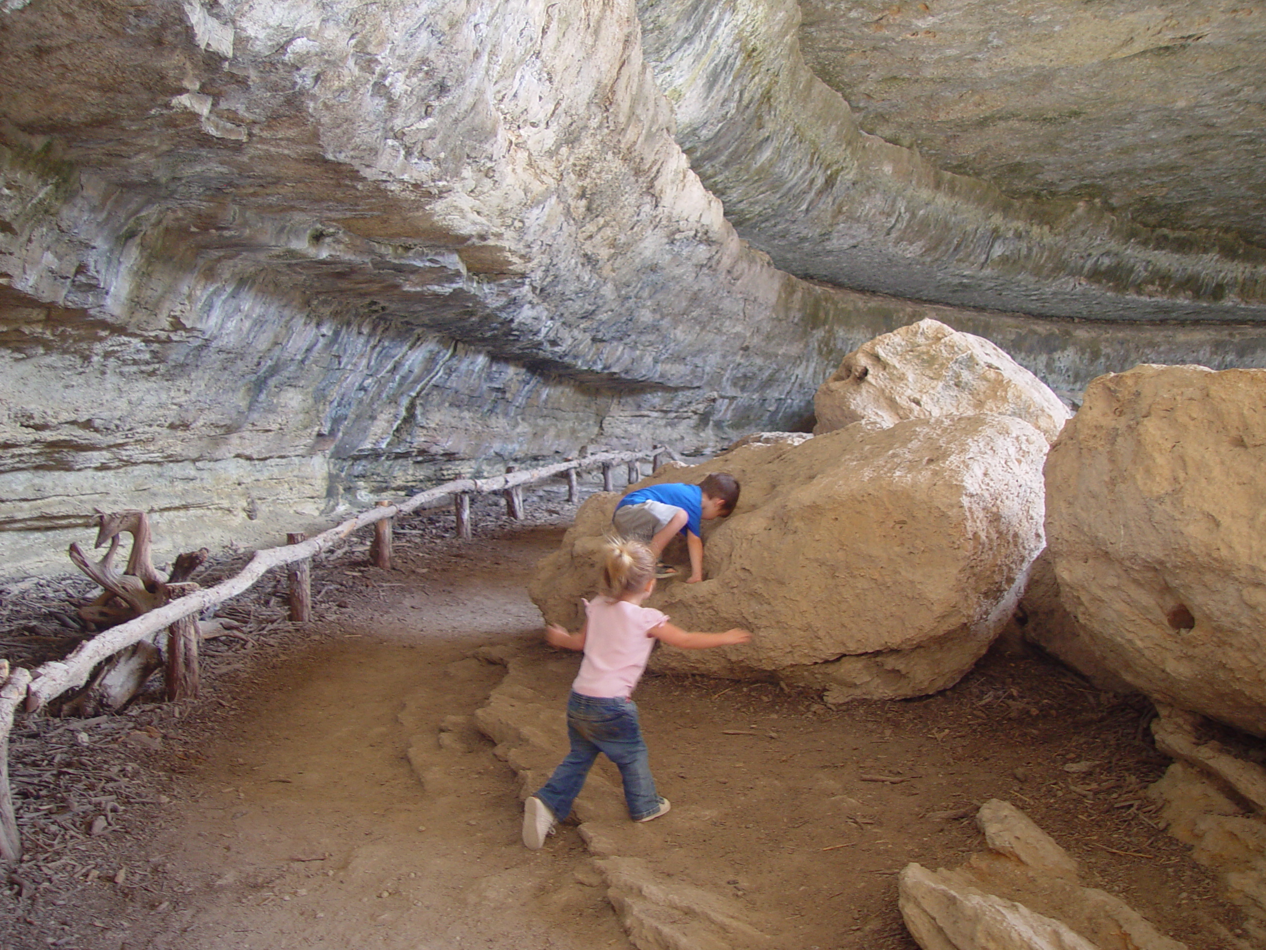 Hiking at Hamilton Pool Preserve with Stan and DeNae