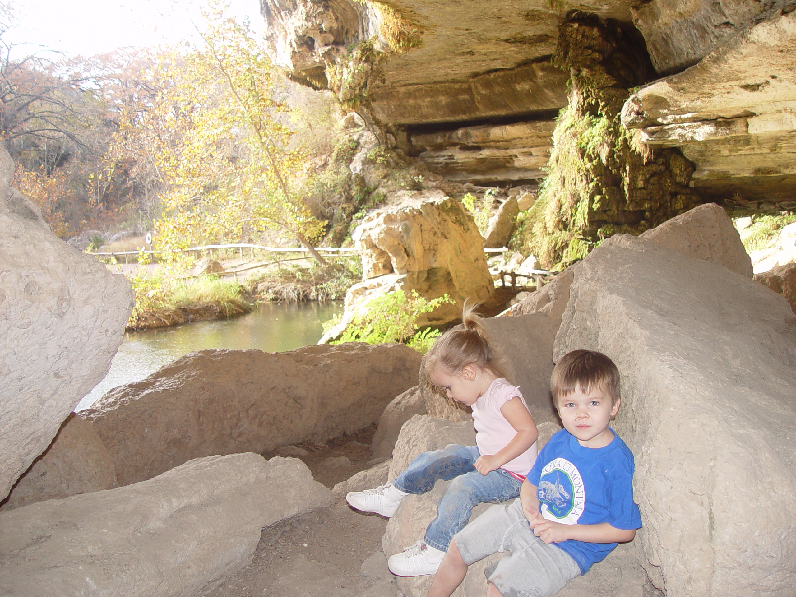 Hiking at Hamilton Pool Preserve with Stan and DeNae