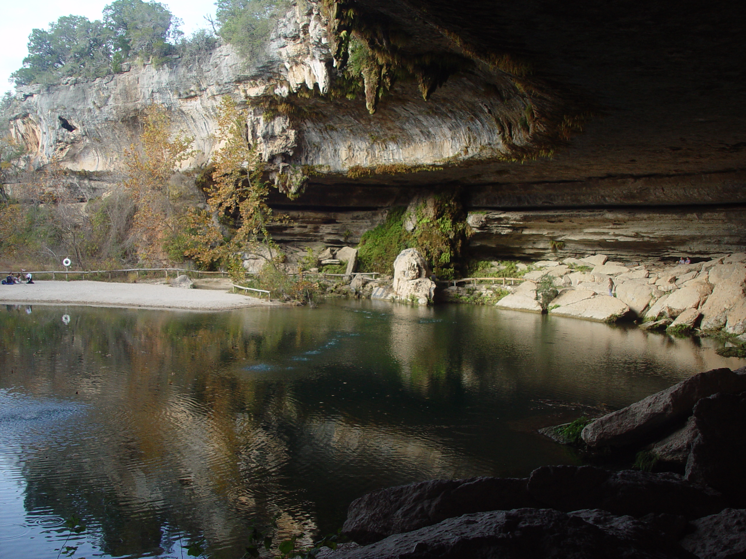 Hiking at Hamilton Pool Preserve with Stan and DeNae