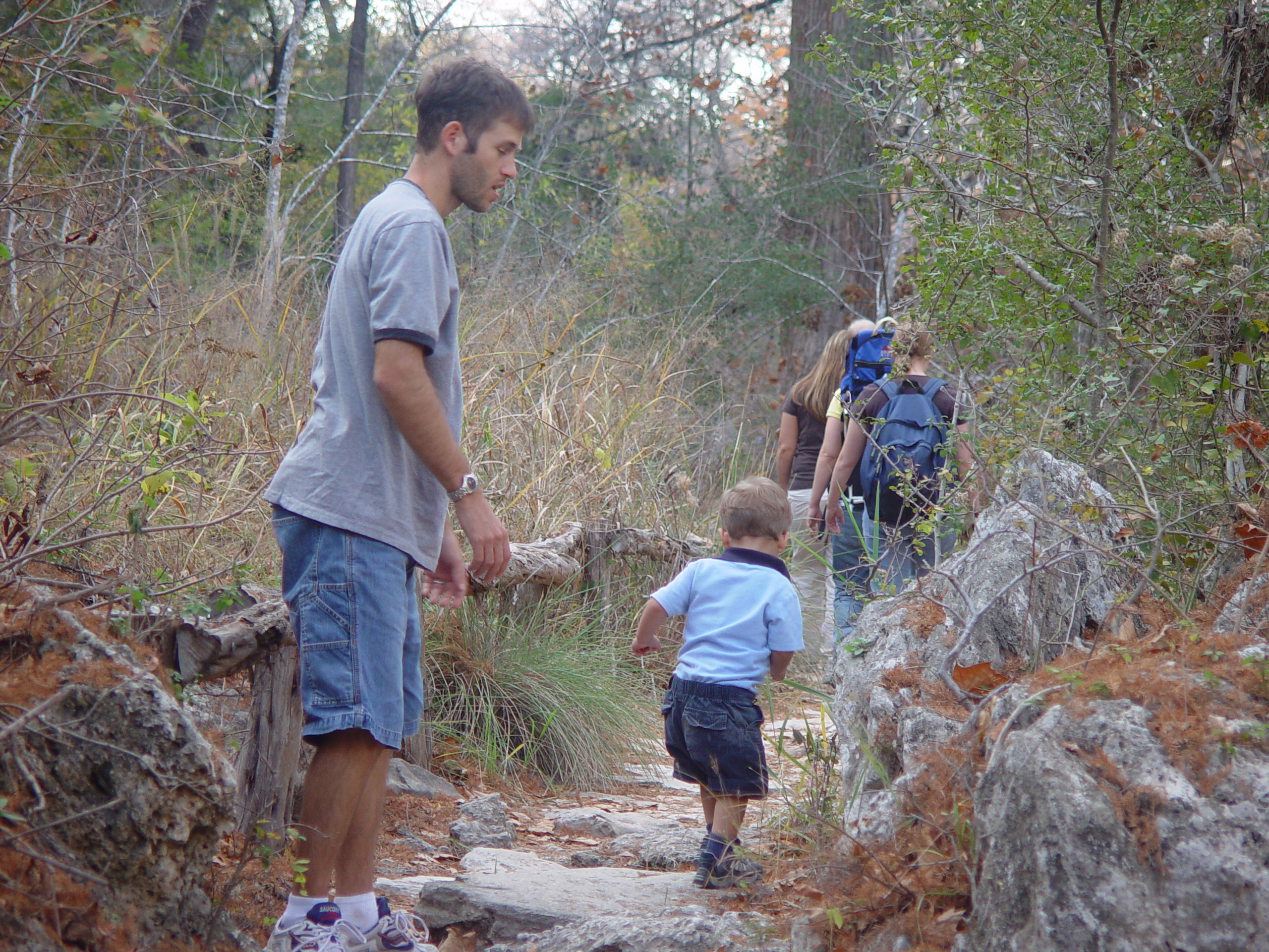 Hiking at Hamilton Pool Preserve with Stan and DeNae