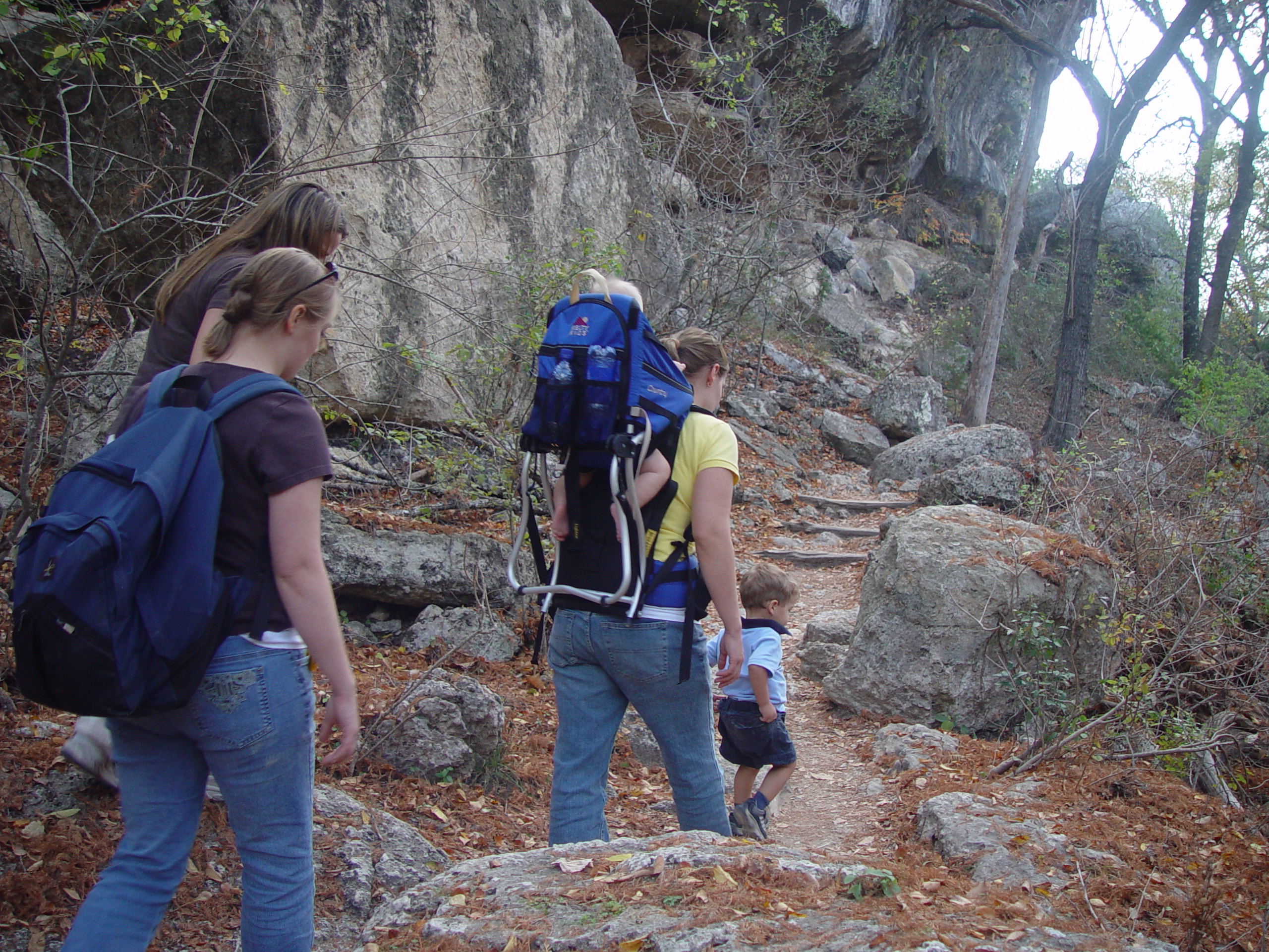 Hiking at Hamilton Pool Preserve with Stan and DeNae