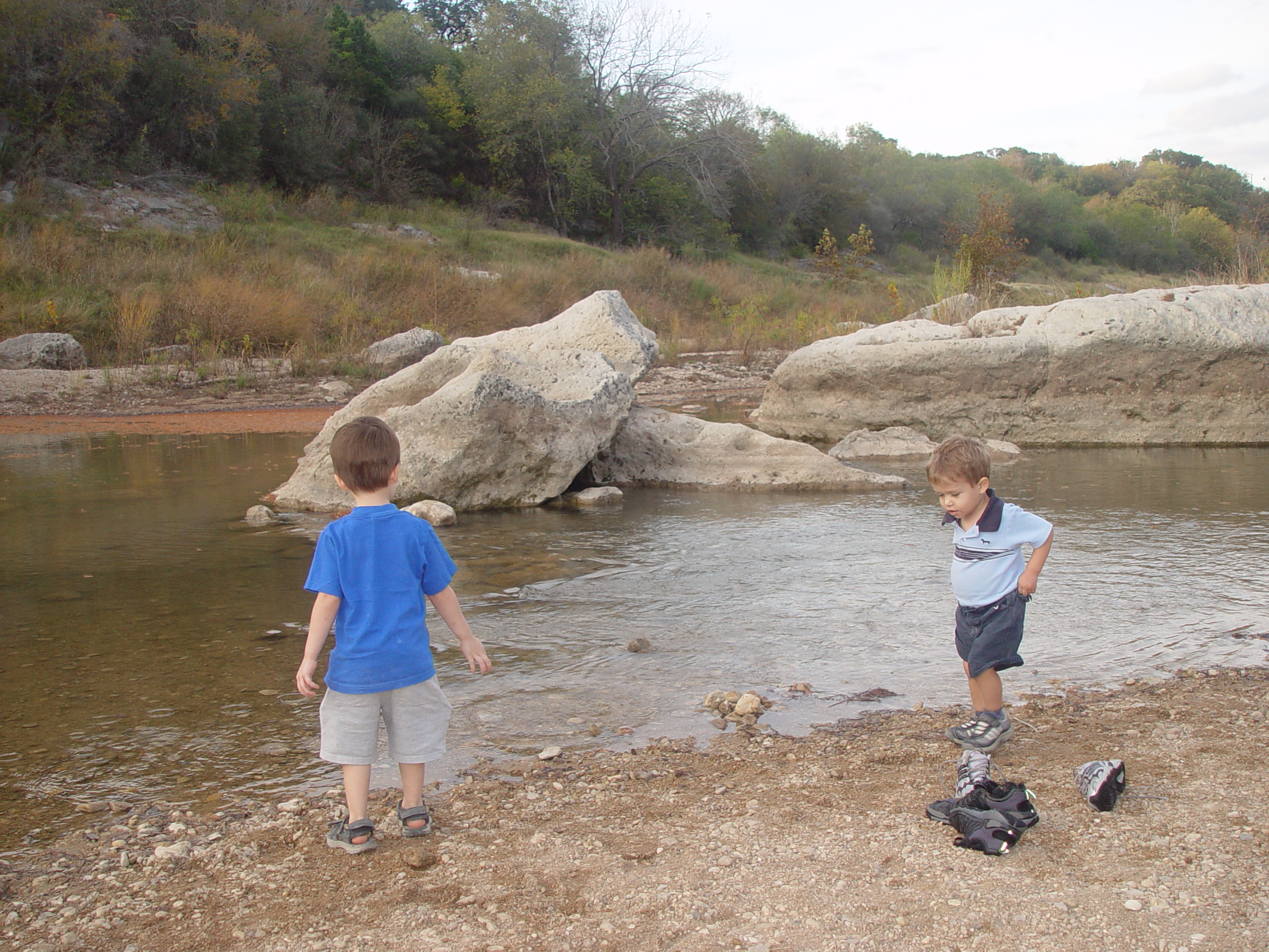 Hiking at Hamilton Pool Preserve with Stan and DeNae