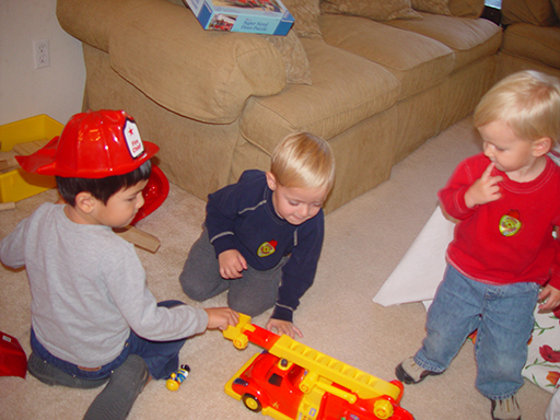 Zack's Fireman Birthday Party (5 years old)