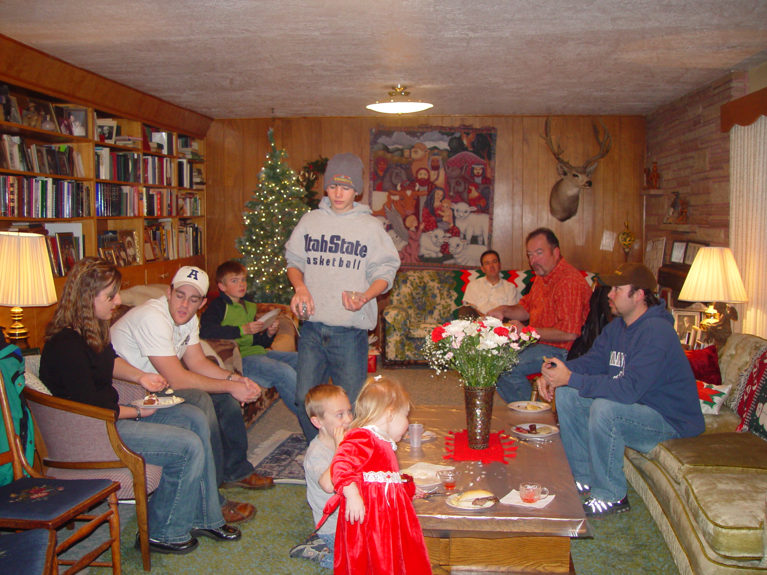 Christmas 2006 (USU vs. BYU, Israelsen Christmas Party, Falslev Christmas Party, Santa)