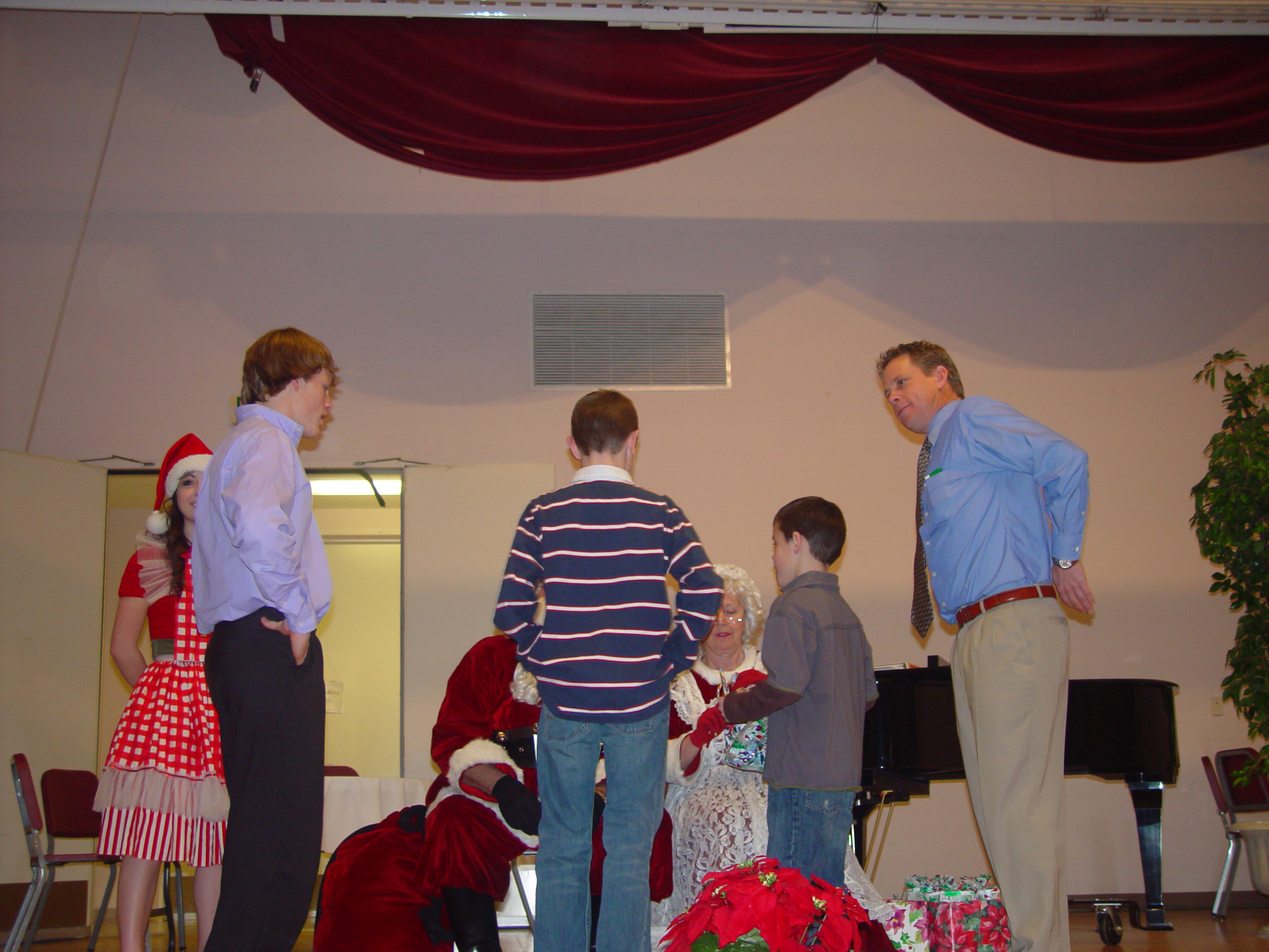Christmas 2006 (USU vs. BYU, Israelsen Christmas Party, Falslev Christmas Party, Santa)