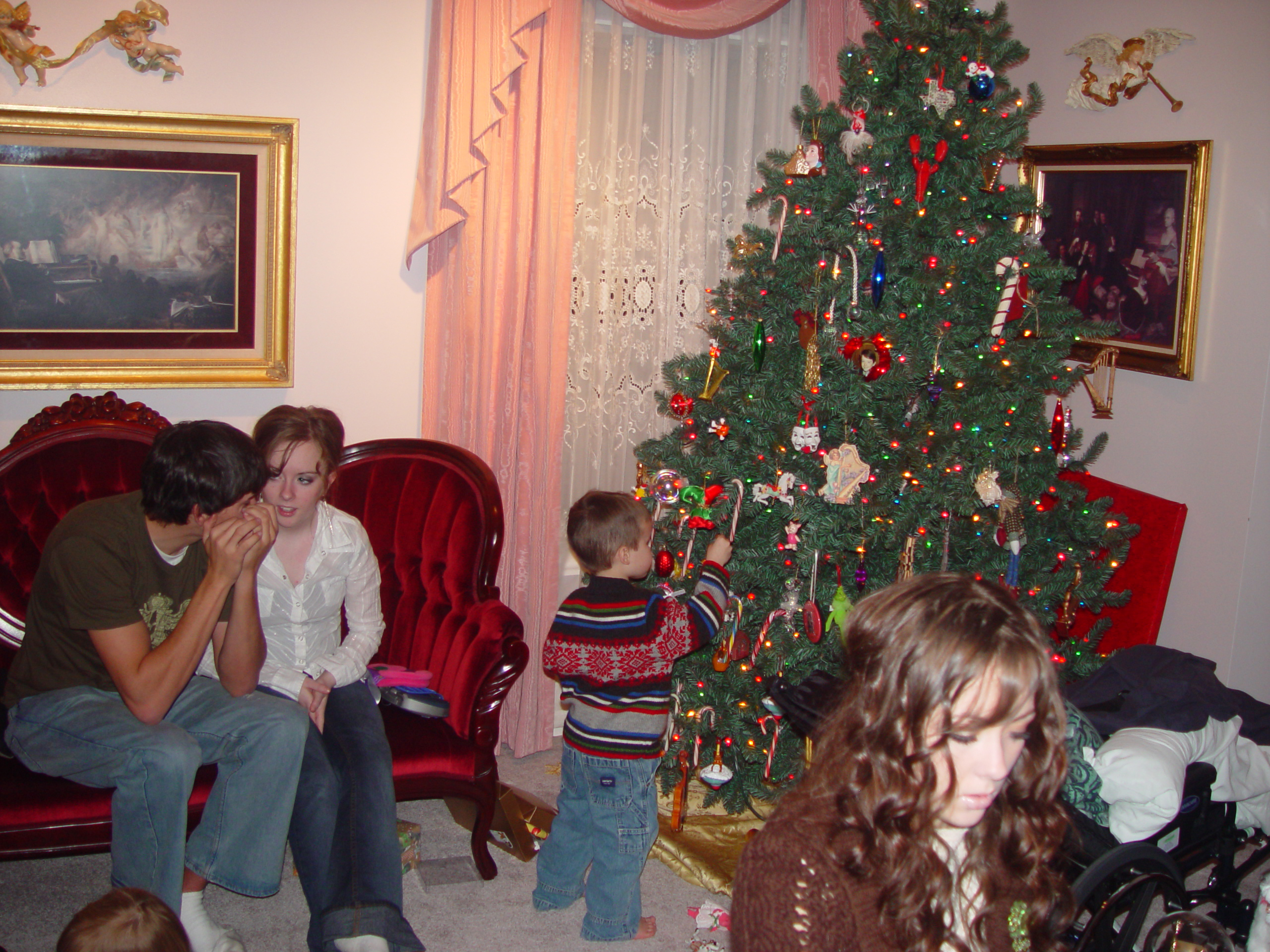 Christmas 2006 (USU vs. BYU, Israelsen Christmas Party, Falslev Christmas Party, Santa)
