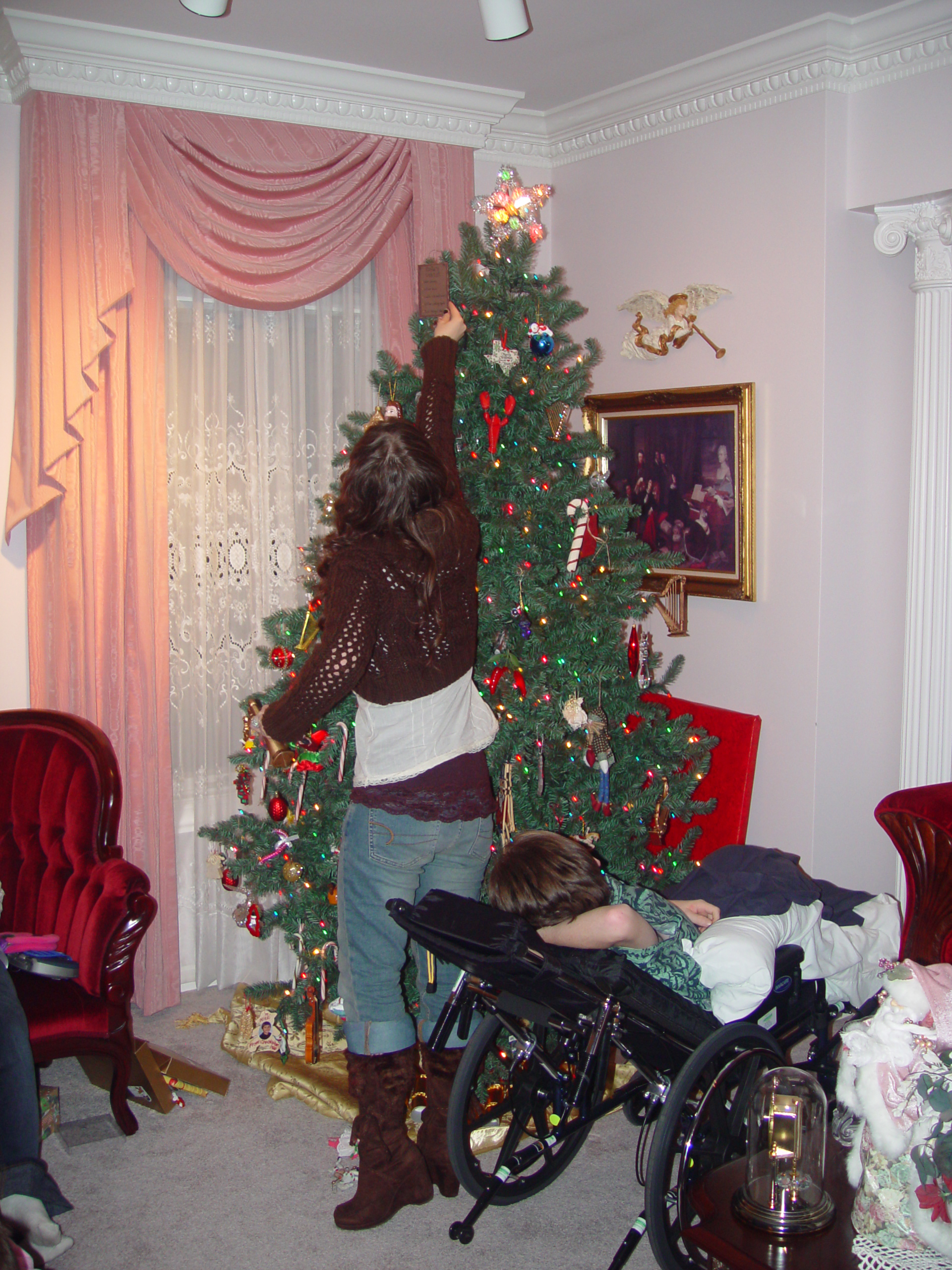 Christmas 2006 (USU vs. BYU, Israelsen Christmas Party, Falslev Christmas Party, Santa)