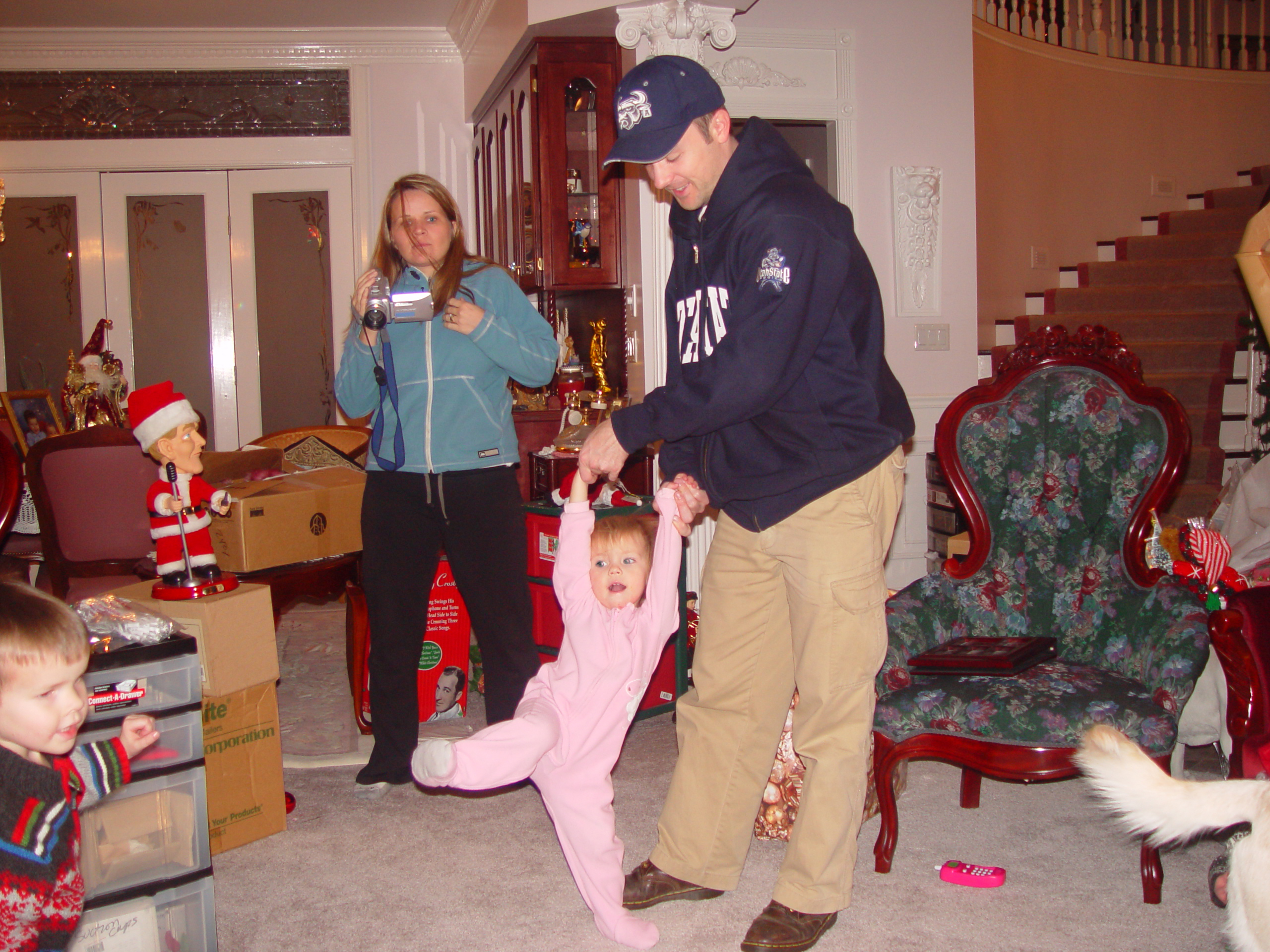 Christmas 2006 (USU vs. BYU, Israelsen Christmas Party, Falslev Christmas Party, Santa)