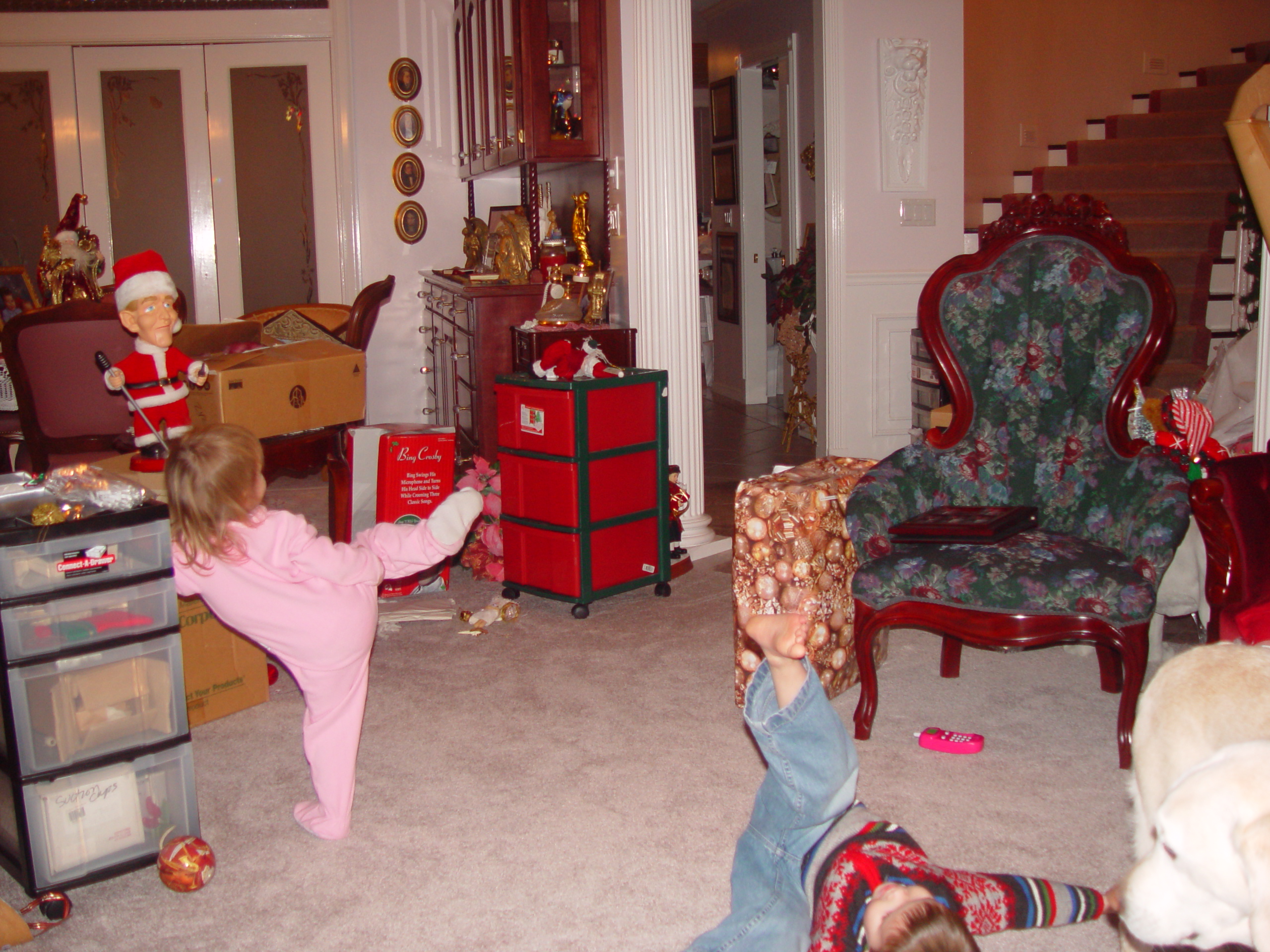 Christmas 2006 (USU vs. BYU, Israelsen Christmas Party, Falslev Christmas Party, Santa)