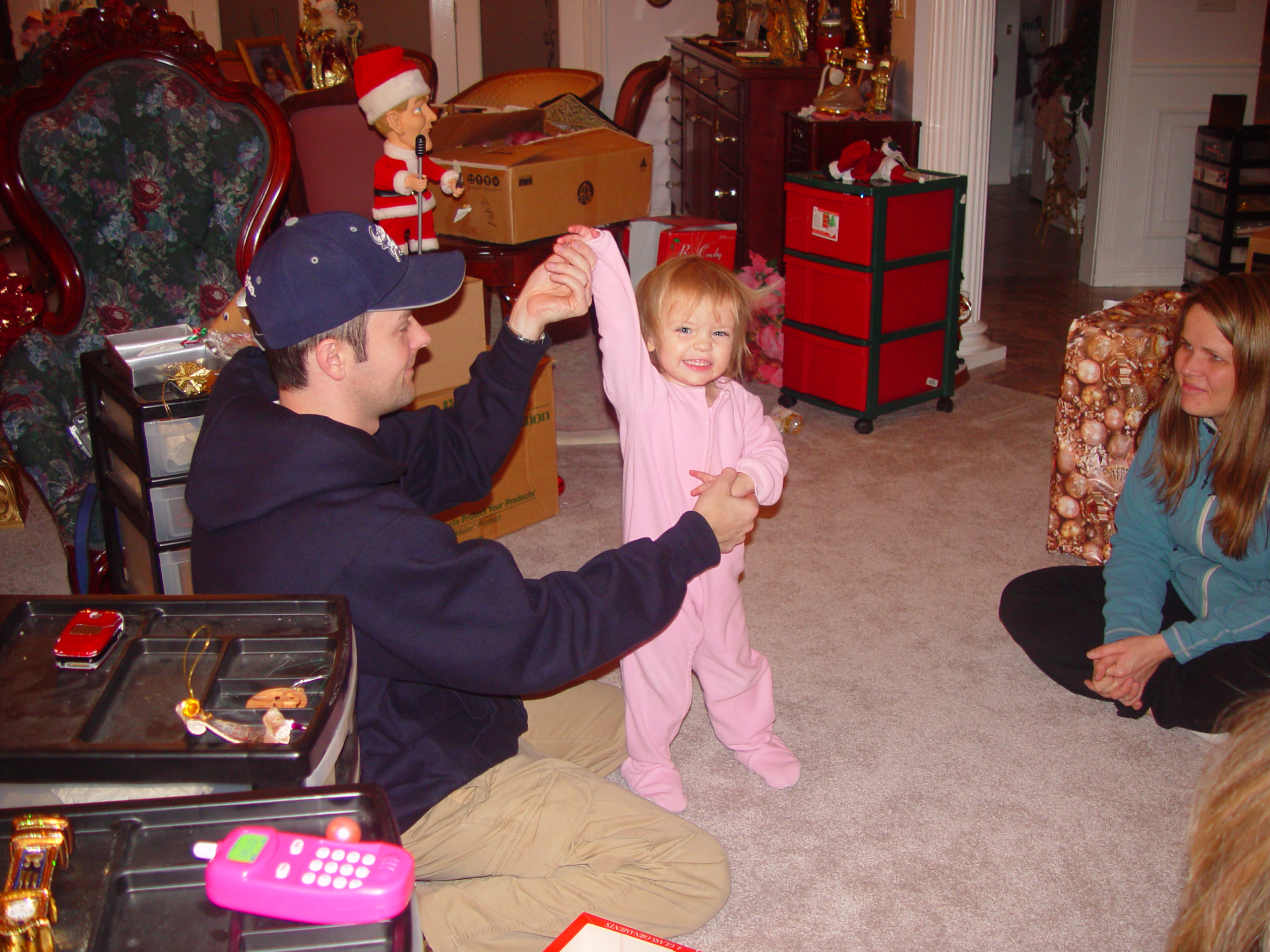 Christmas 2006 (USU vs. BYU, Israelsen Christmas Party, Falslev Christmas Party, Santa)
