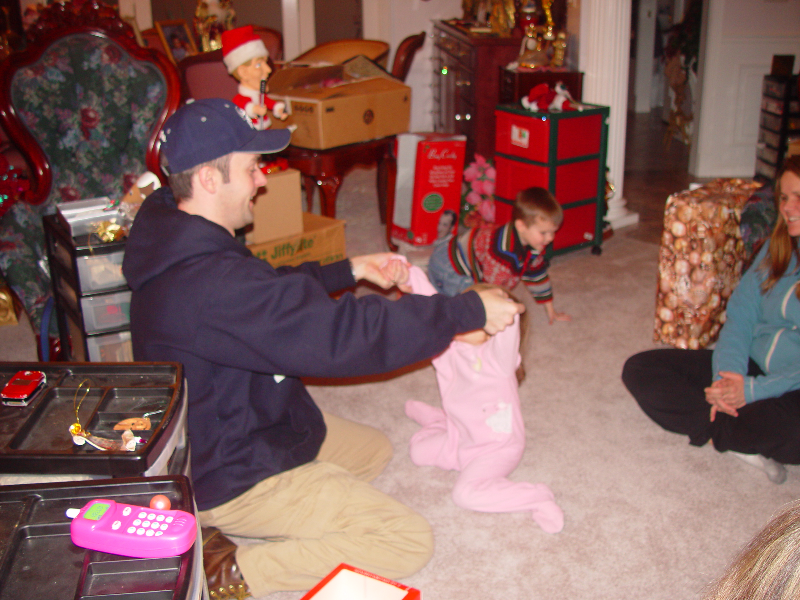 Christmas 2006 (USU vs. BYU, Israelsen Christmas Party, Falslev Christmas Party, Santa)