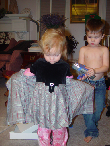 Christmas 2006 (Aggie Basketball, Winning a Lovesac, Aggie Blue Mint)