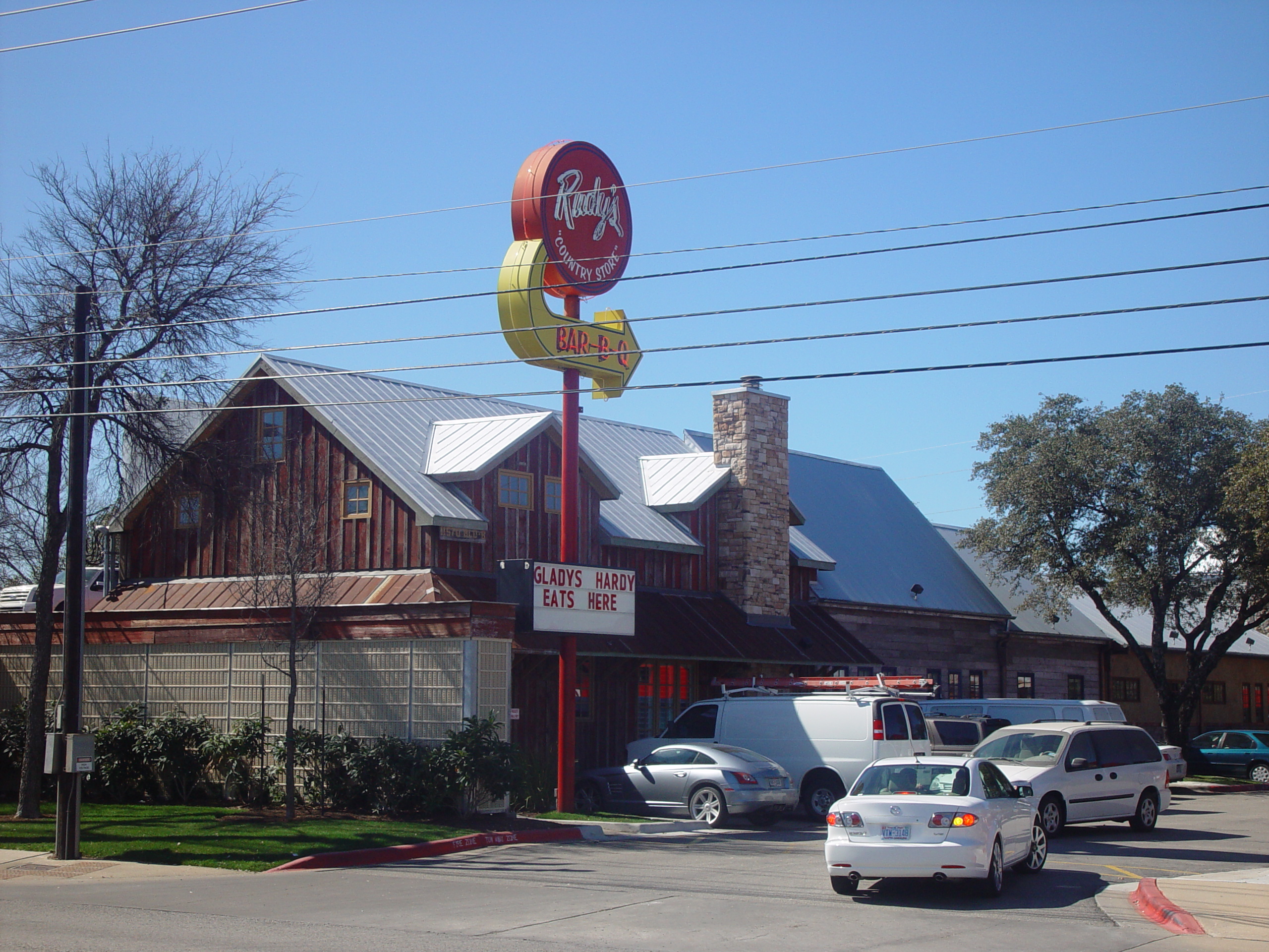 Gladys Hardy and Rudy's BBQ