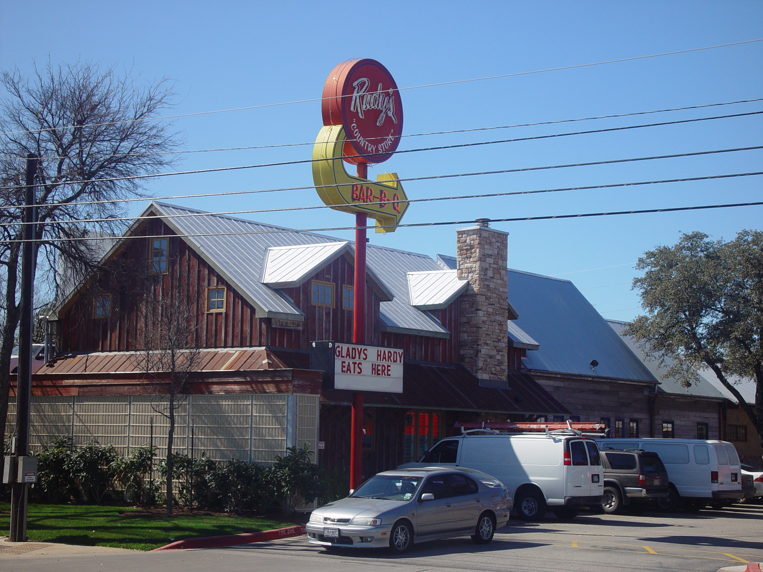 Gladys Hardy and Rudy's BBQ