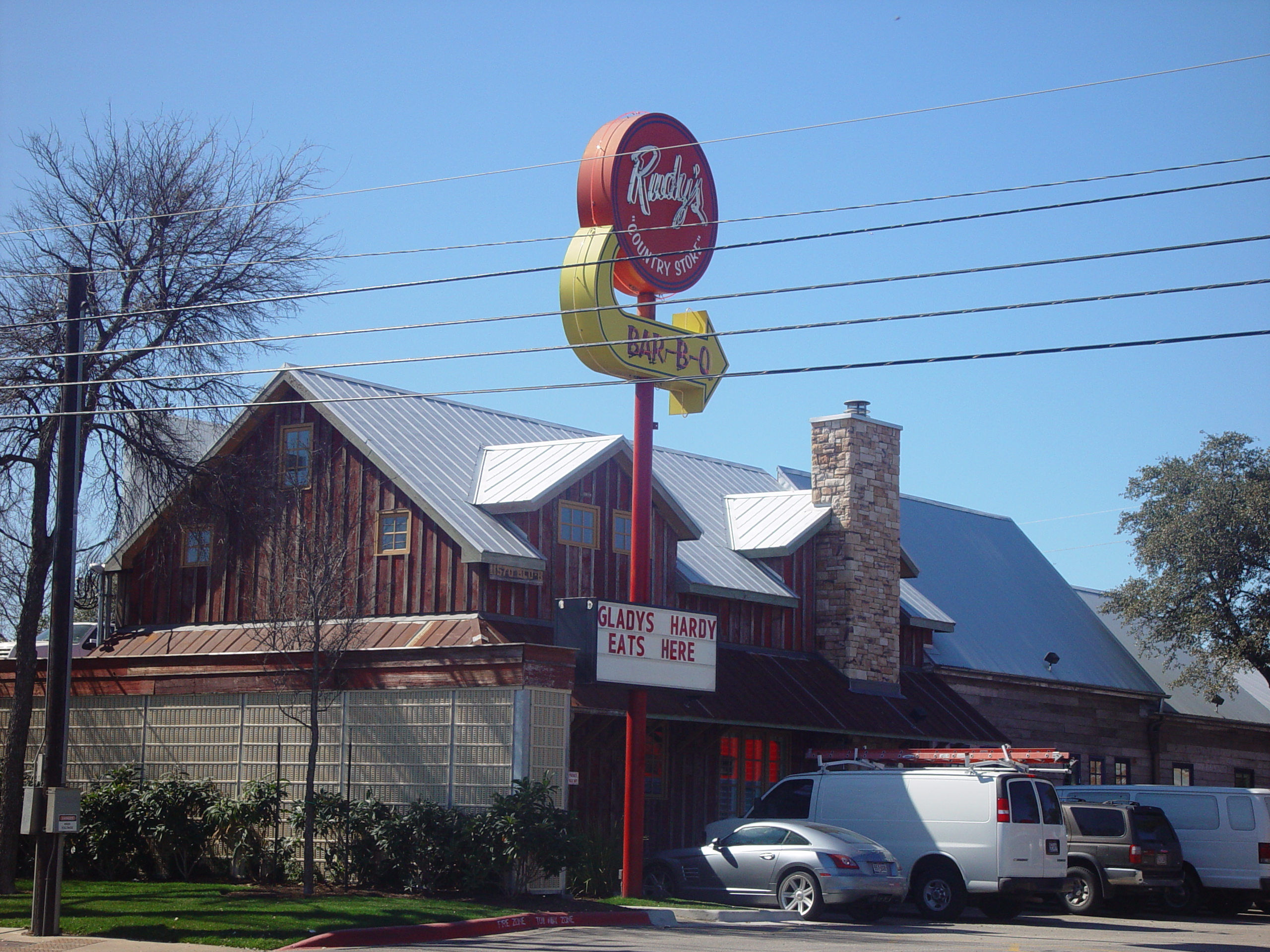 Gladys Hardy and Rudy's BBQ