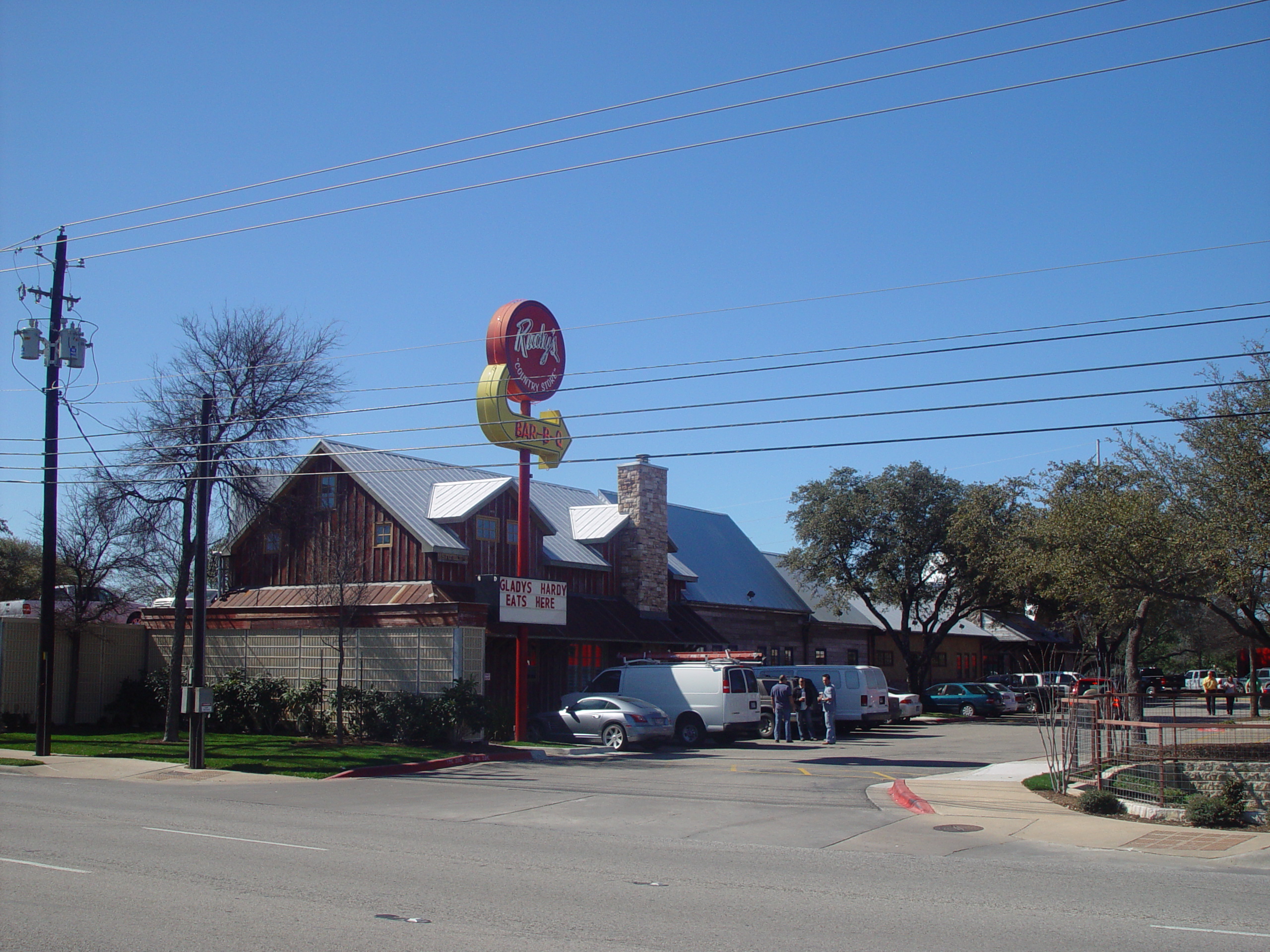 Gladys Hardy and Rudy's BBQ