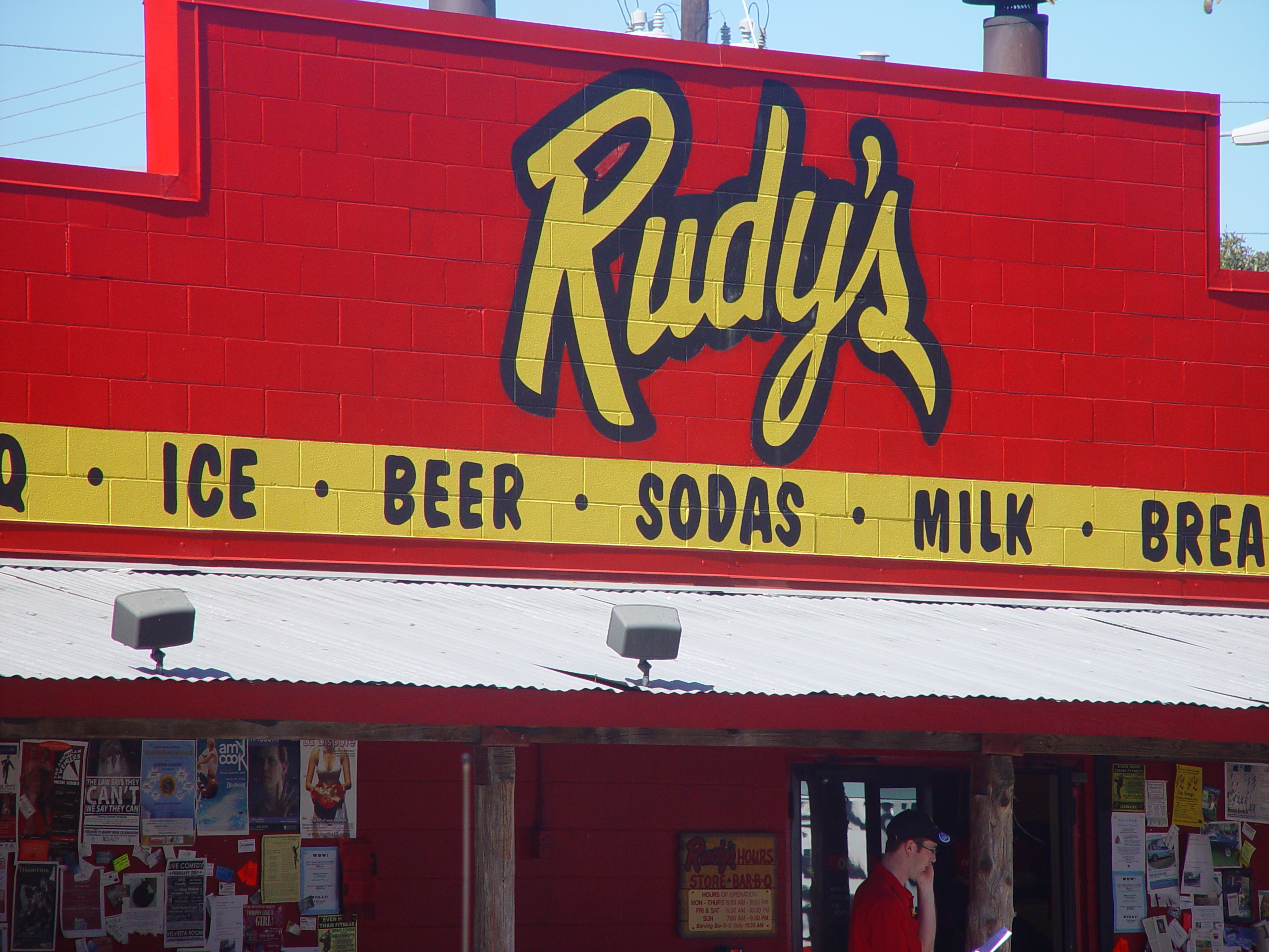 Gladys Hardy and Rudy's BBQ