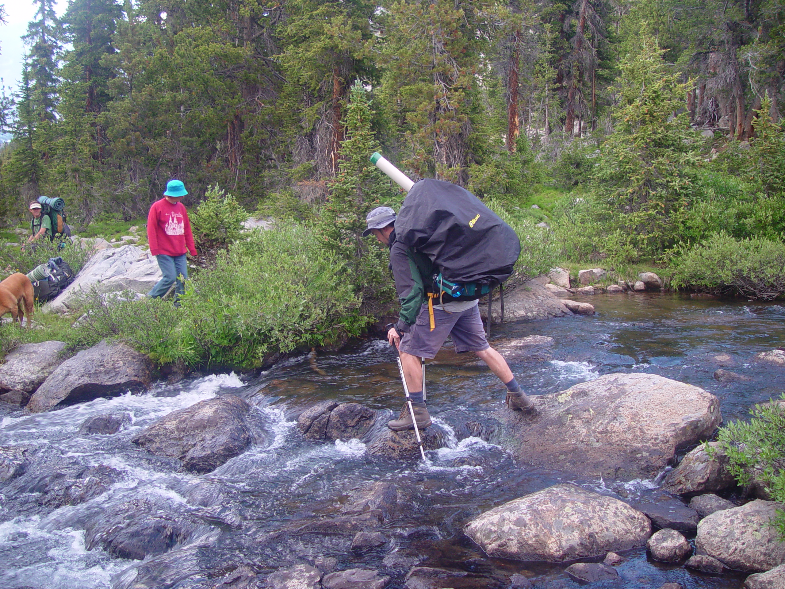 2009 Wind River Trip - Day 2 - Lake Ethel to Mount Victor