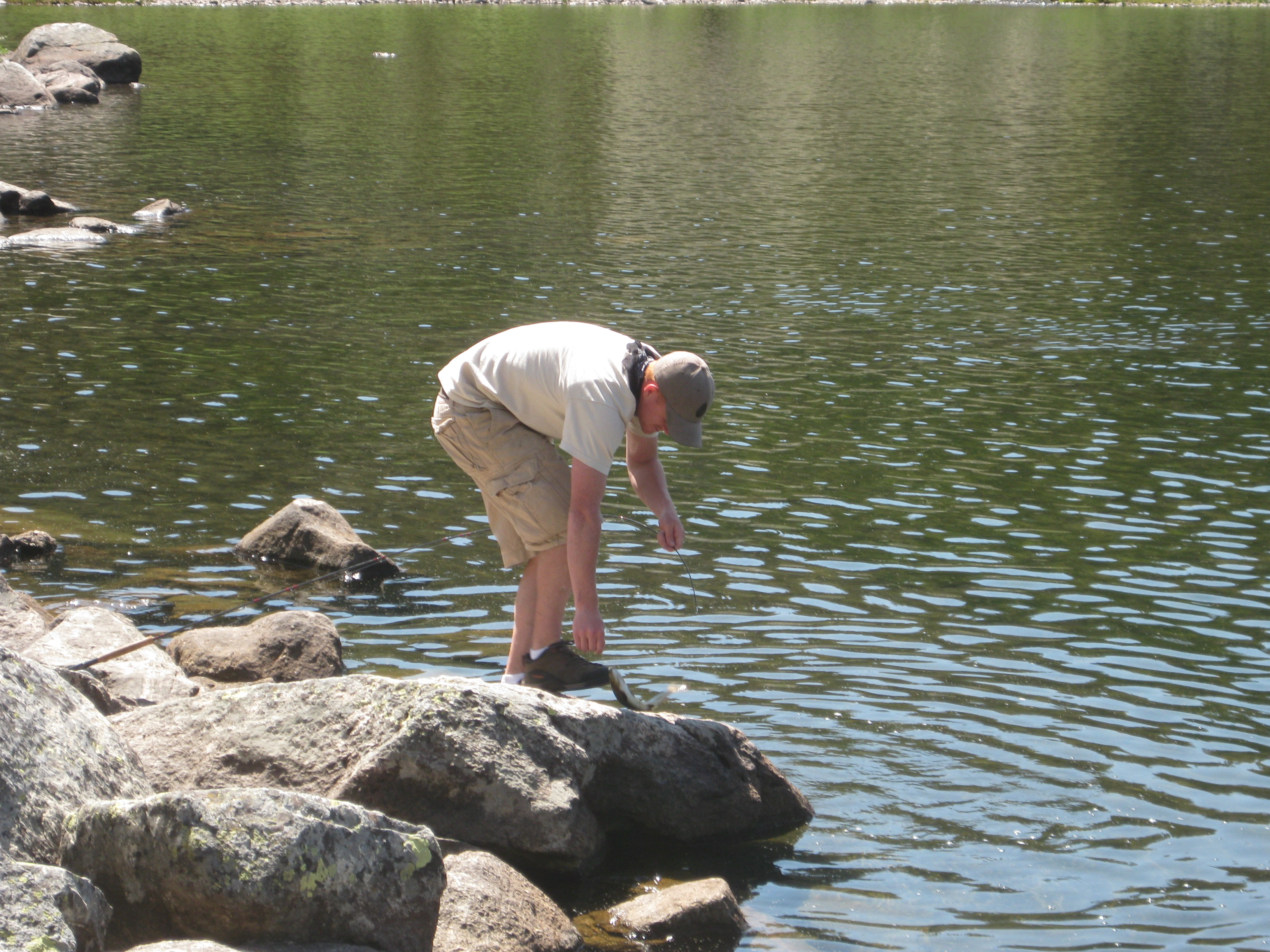 2009 Wind River Trip - Day 5 - Fishing Victor Lake and Long Lake