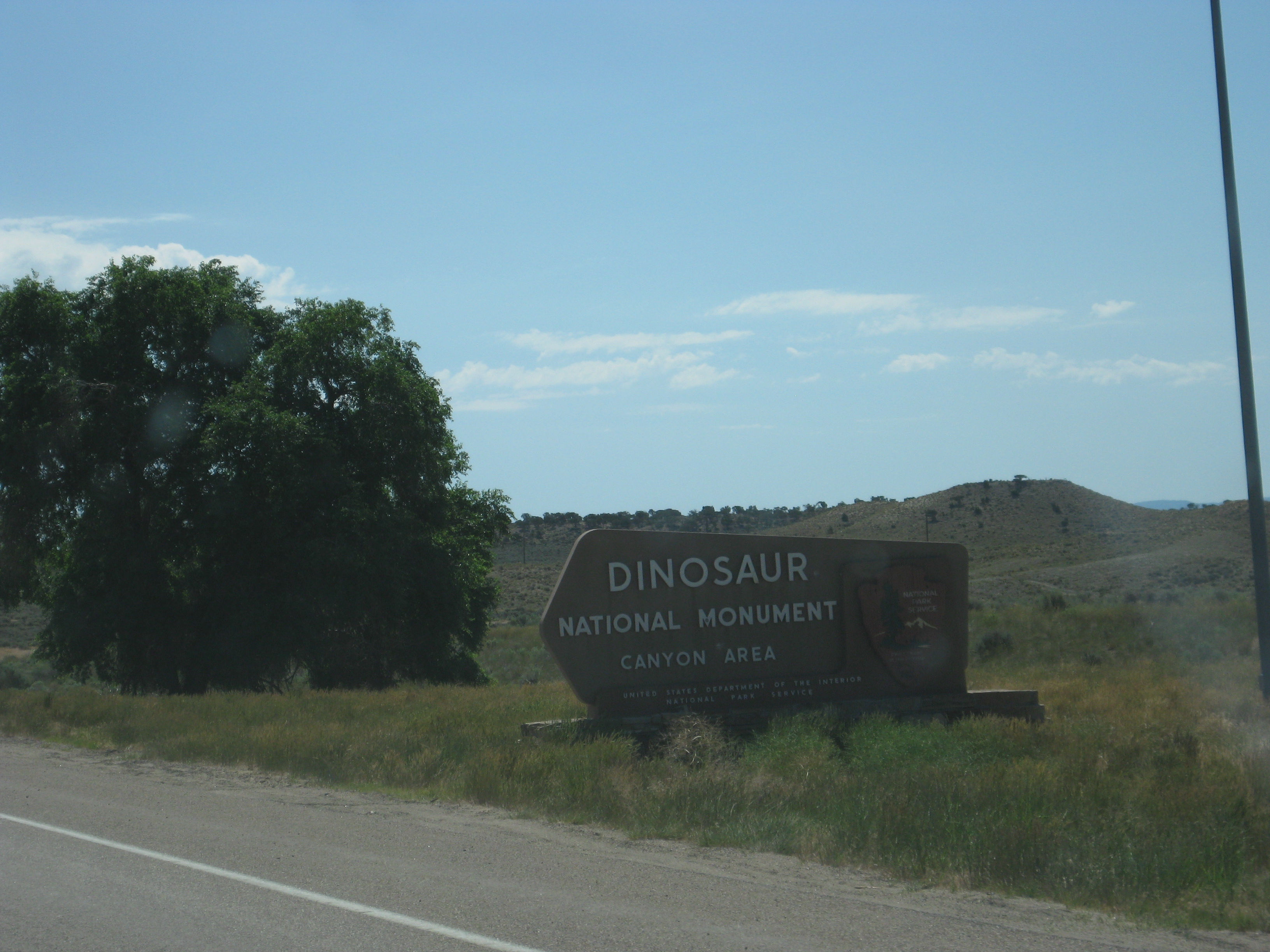 2010 July 4th Vacation - Day 7 - Vernal, Utah, Dinosaur, Colorado, Dinosaur National Park, Zack's 1st Fish, Mirror Lake, Utah