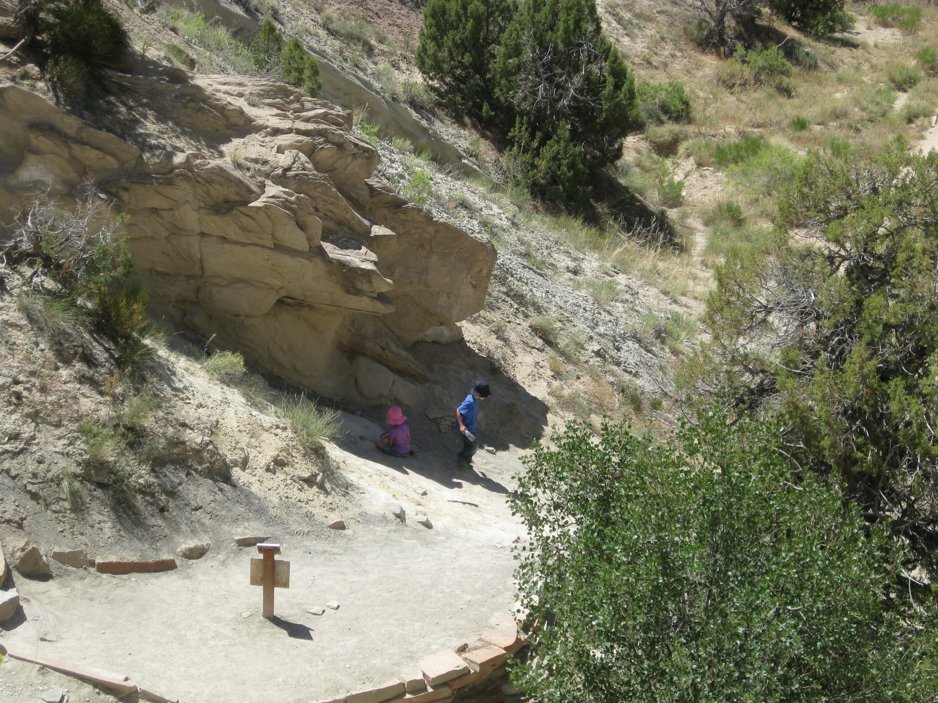 2010 July 4th Vacation - Day 7 - Vernal, Utah, Dinosaur, Colorado, Dinosaur National Park, Zack's 1st Fish, Mirror Lake, Utah