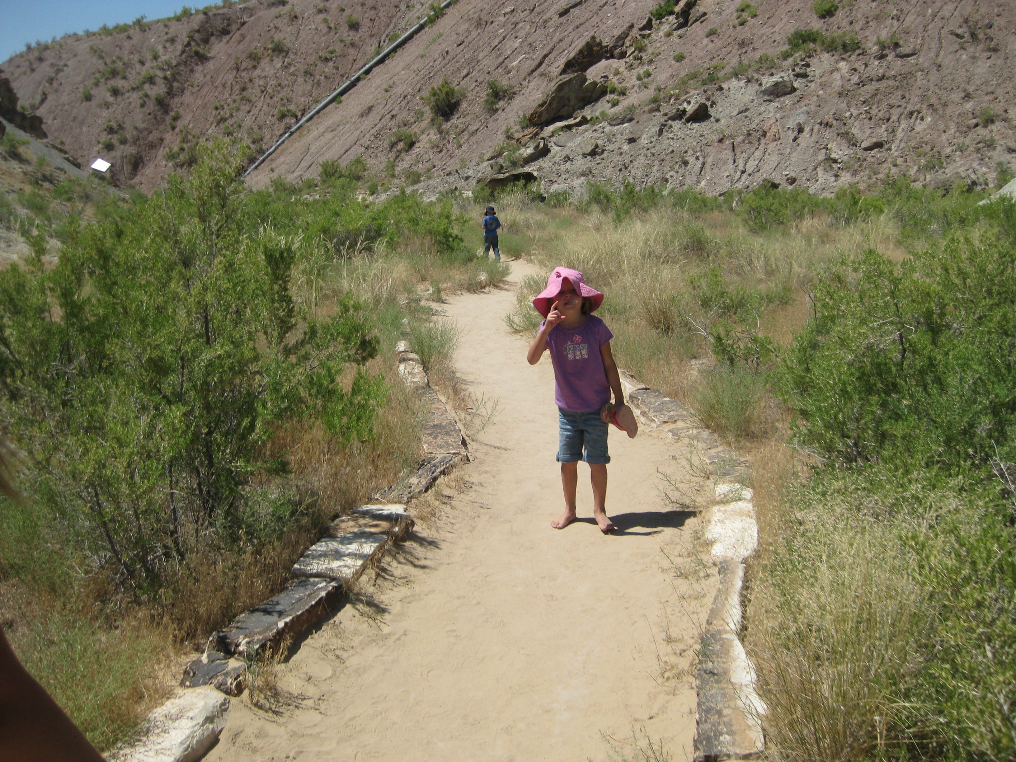 2010 July 4th Vacation - Day 7 - Vernal, Utah, Dinosaur, Colorado, Dinosaur National Park, Zack's 1st Fish, Mirror Lake, Utah