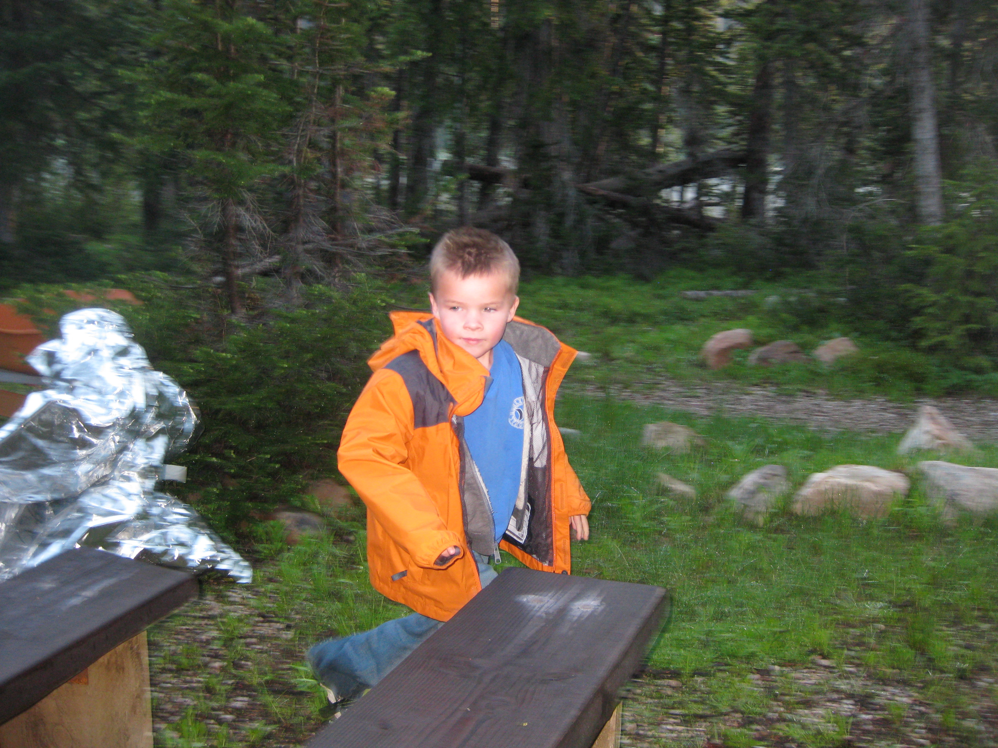 2010 July 4th Vacation - Day 7 - Vernal, Utah, Dinosaur, Colorado, Dinosaur National Park, Zack's 1st Fish, Mirror Lake, Utah