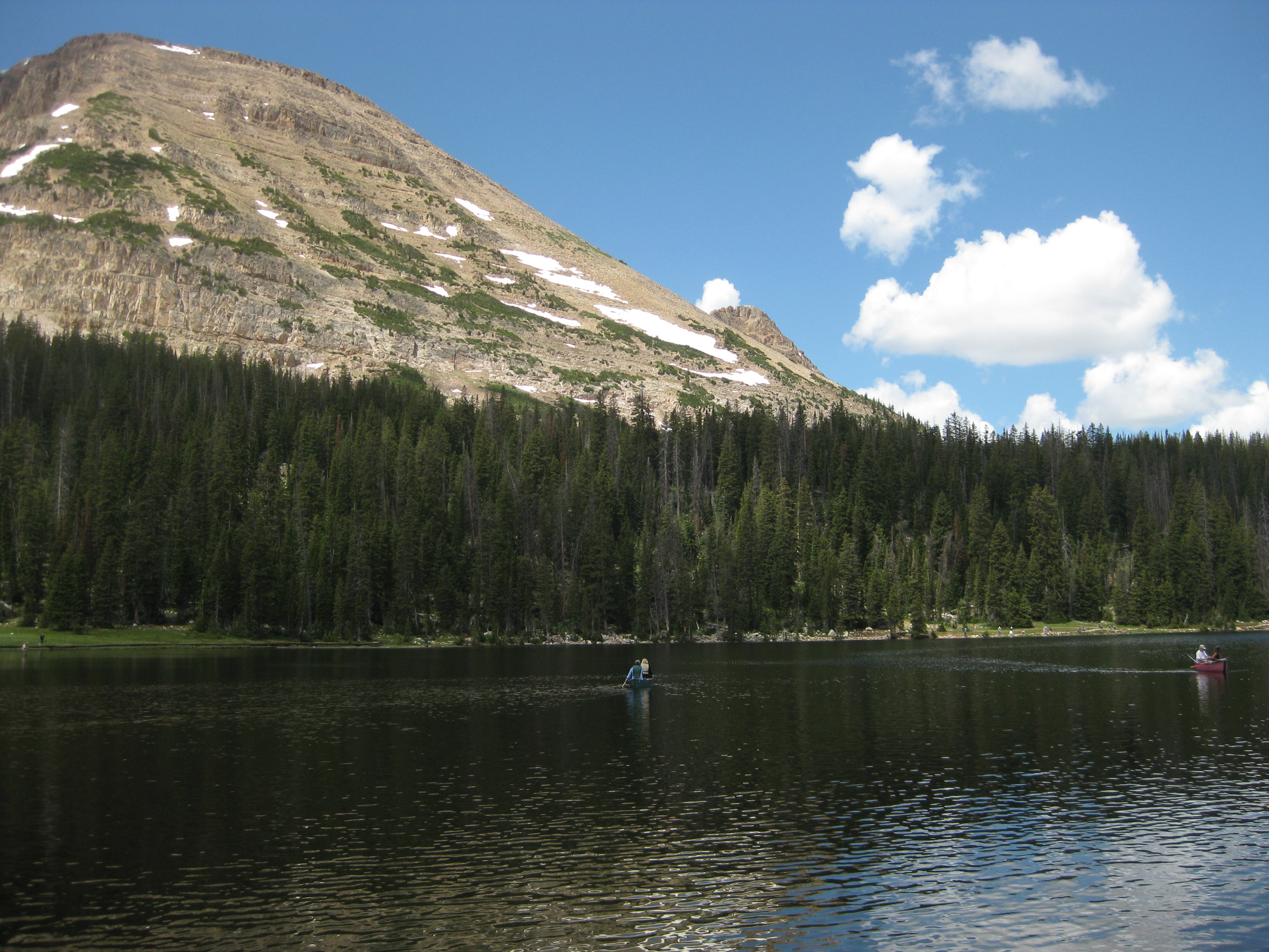 2010 July 4th Vacation - Day 8 - Canoeing on Mirror Lake, Provo River Falls