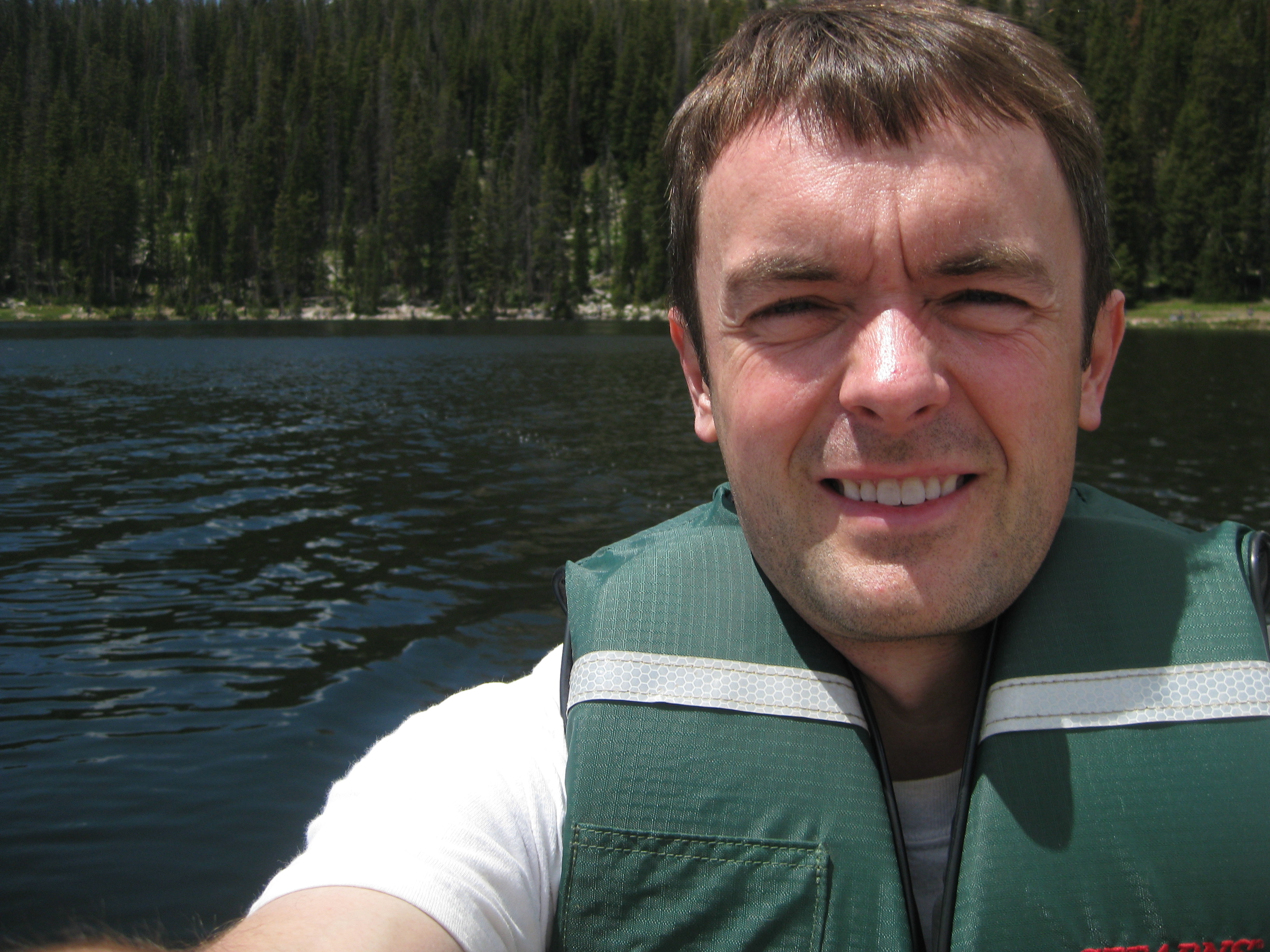 2010 July 4th Vacation - Day 8 - Canoeing on Mirror Lake, Provo River Falls