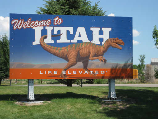 2010 July 4th Vacation - Day 7 - Vernal, Utah, Dinosaur, Colorado, Dinosaur National Park, Zack's 1st Fish, Mirror Lake, Utah