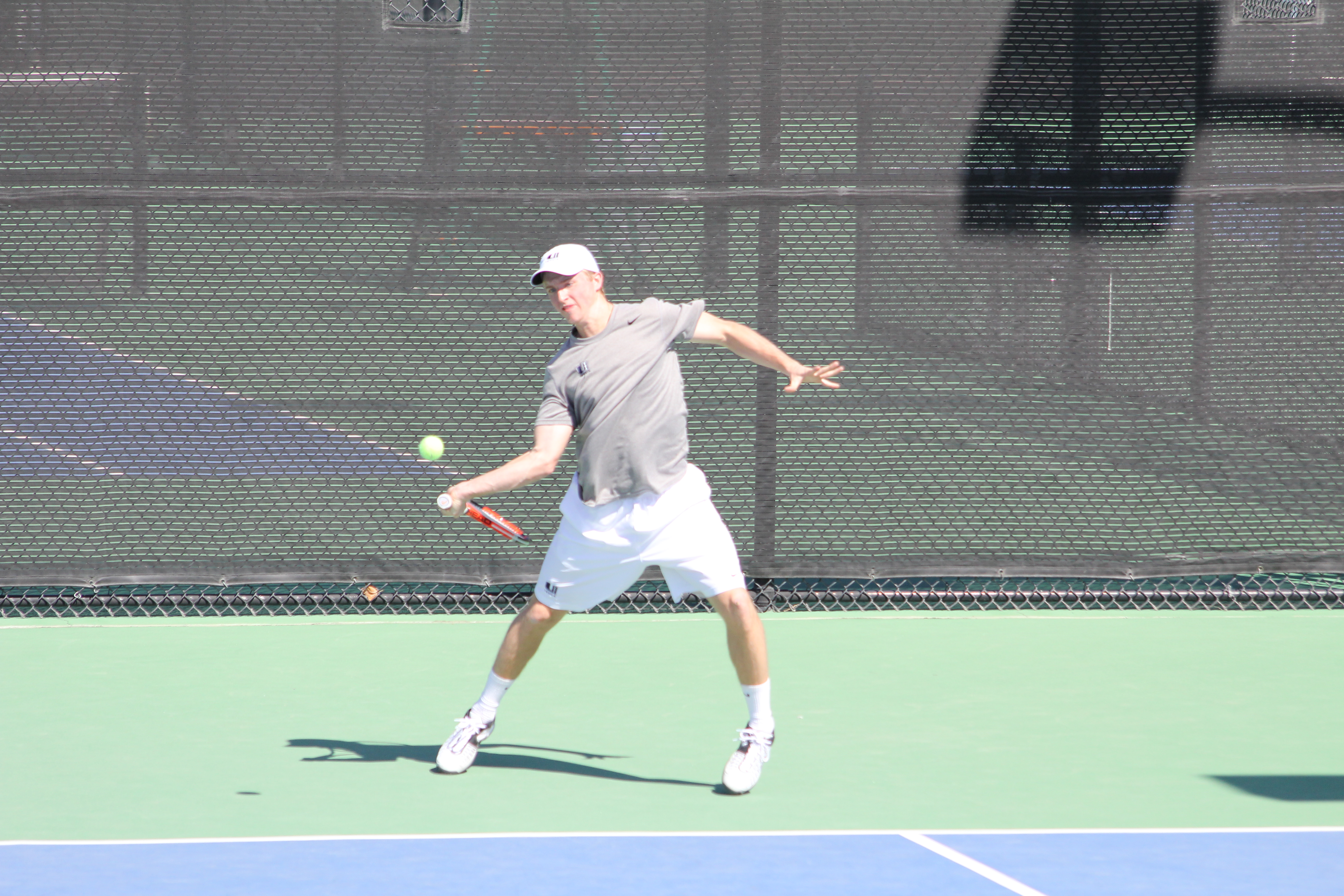 2012 Cabo Family Trip - Day 1 - Las Vegas (Nate Playing USU Tennis, Swimming)