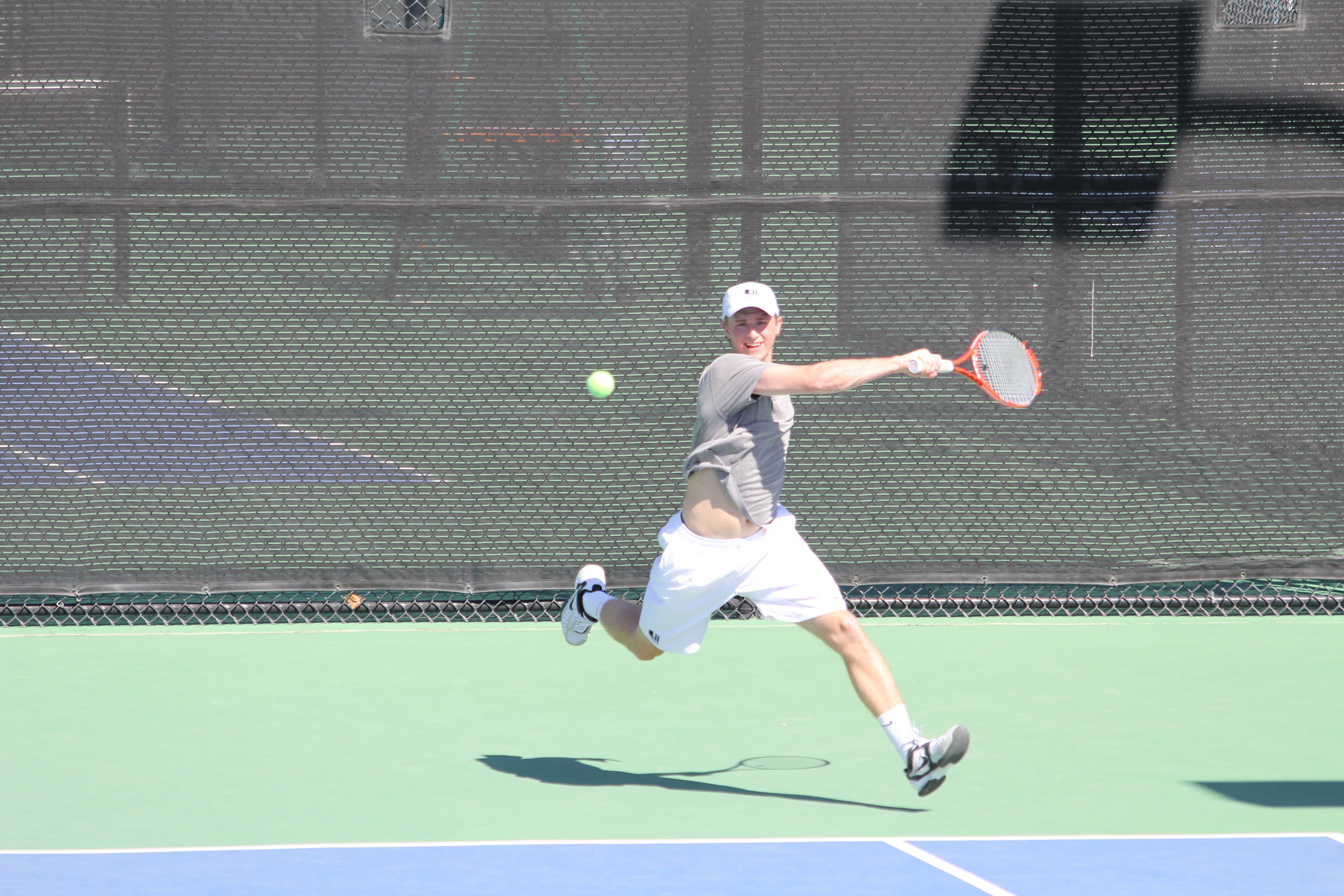 2012 Cabo Family Trip - Day 1 - Las Vegas (Nate Playing USU Tennis, Swimming)