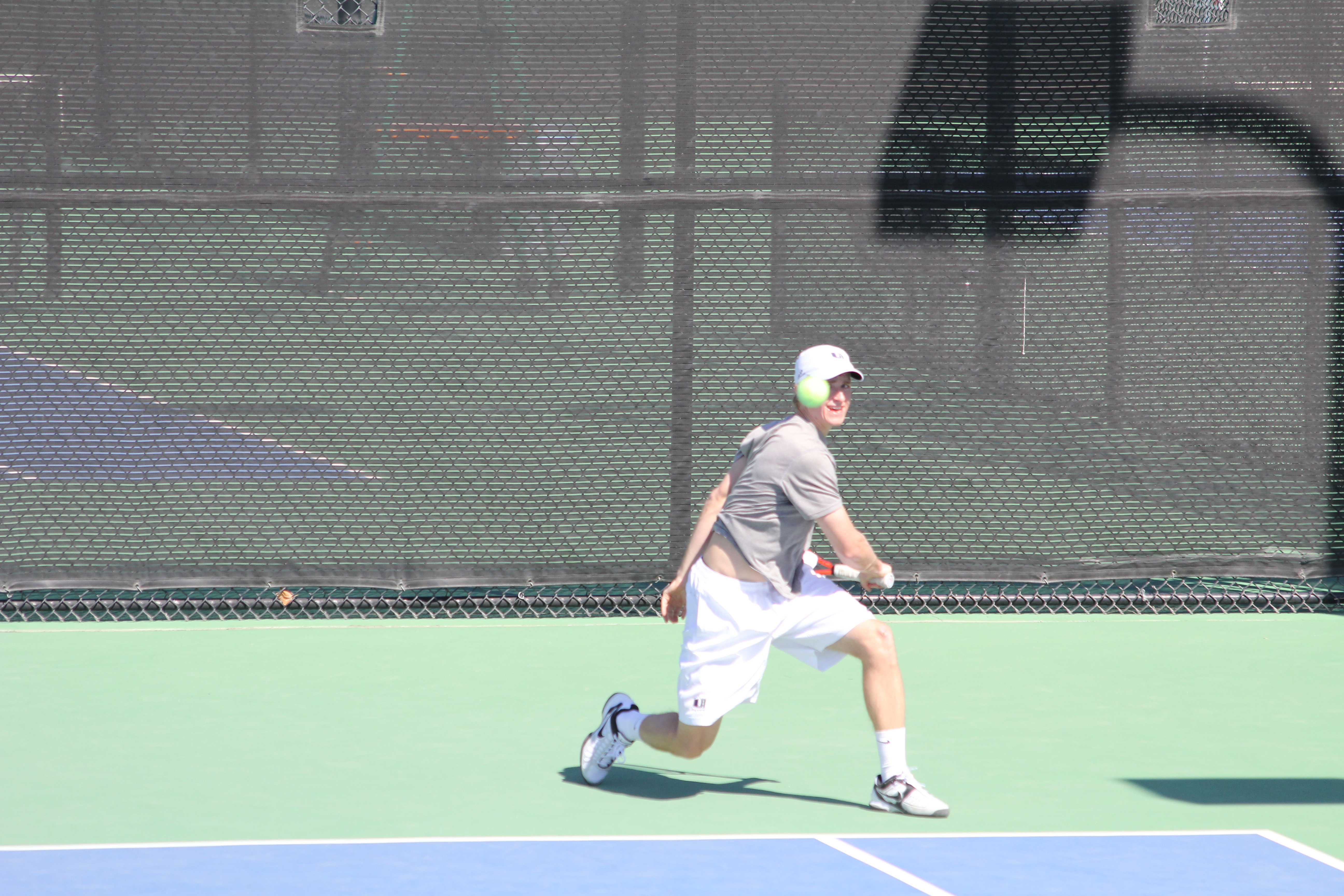 2012 Cabo Family Trip - Day 1 - Las Vegas (Nate Playing USU Tennis, Swimming)