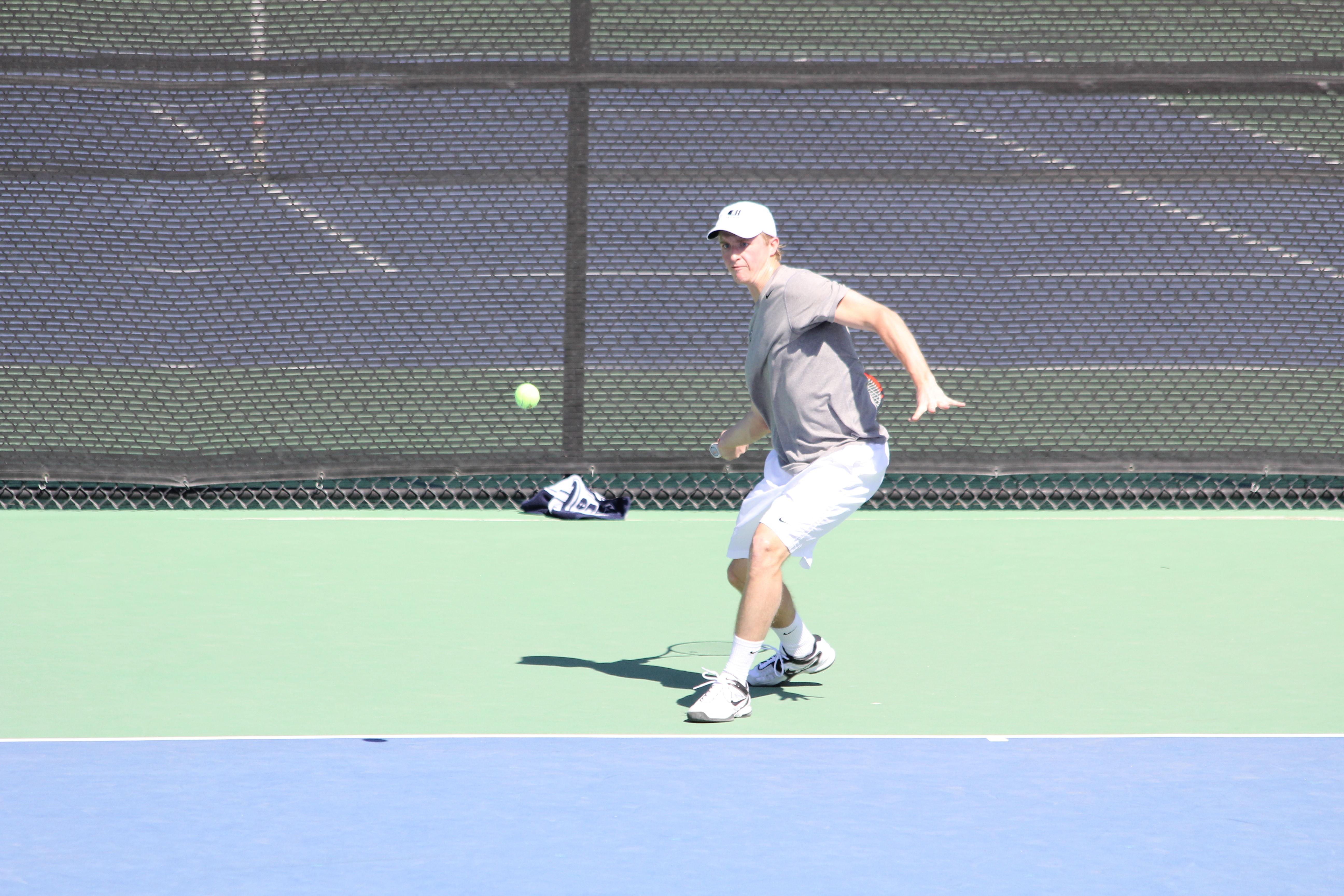 2012 Cabo Family Trip - Day 1 - Las Vegas (Nate Playing USU Tennis, Swimming)