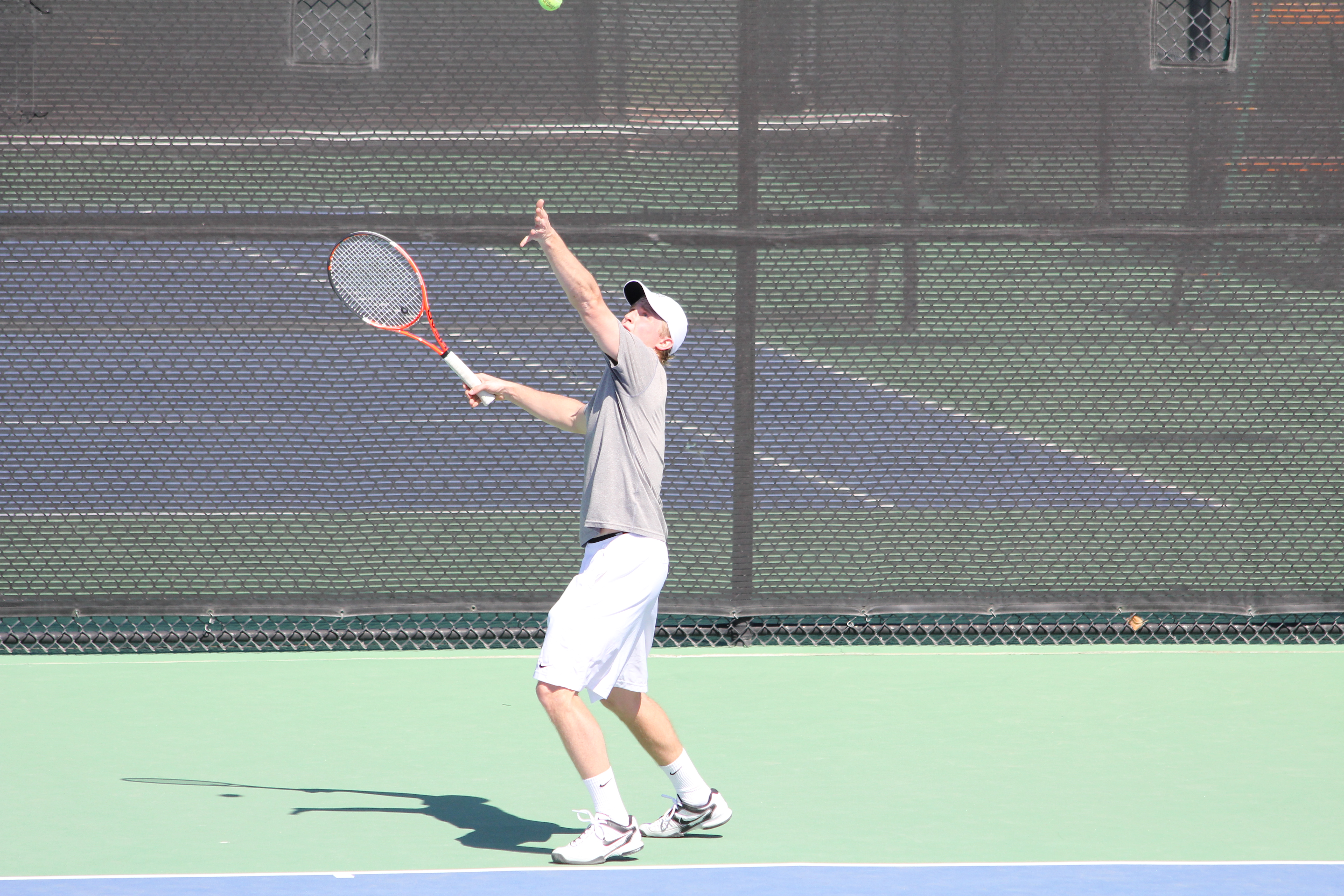 2012 Cabo Family Trip - Day 1 - Las Vegas (Nate Playing USU Tennis, Swimming)