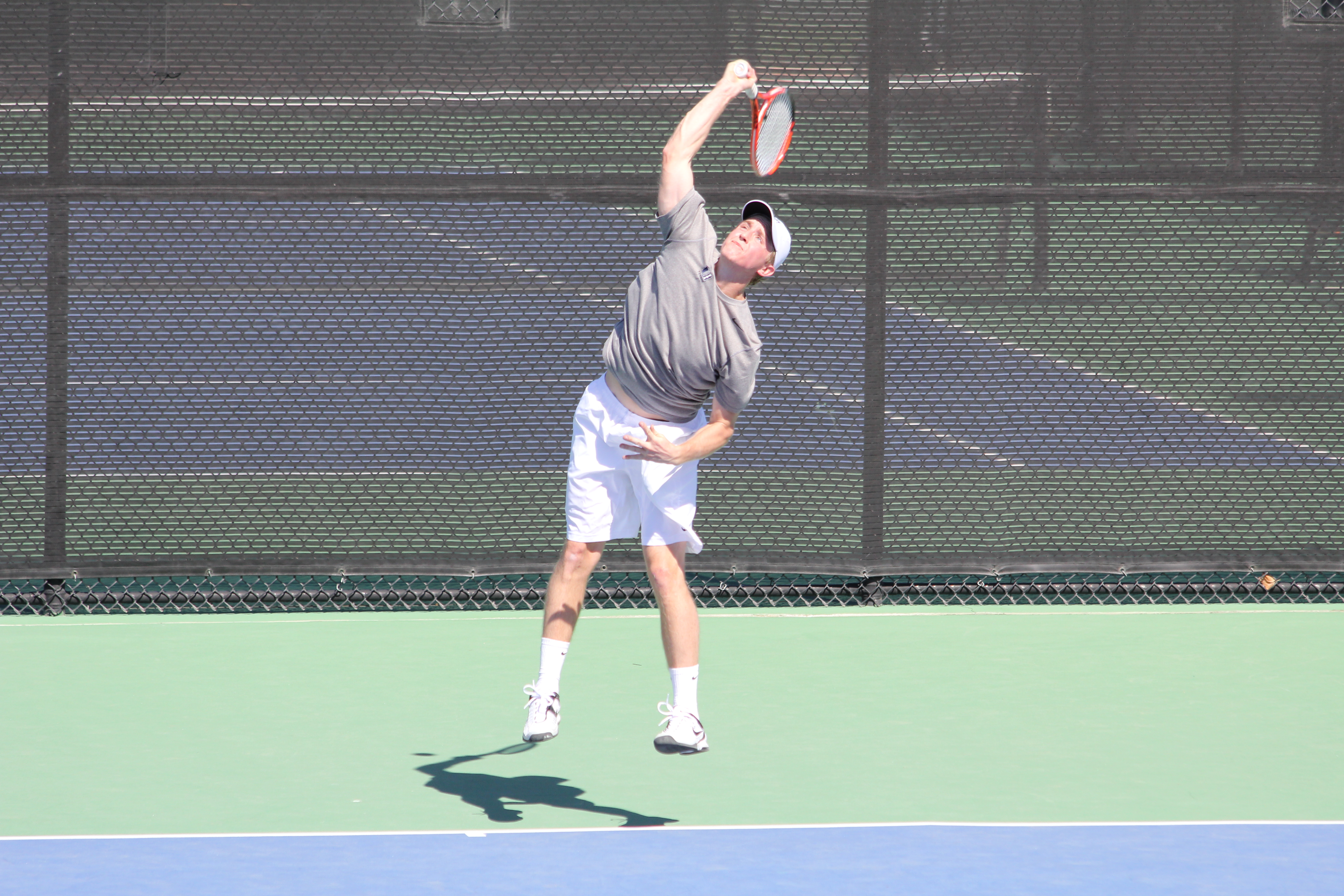 2012 Cabo Family Trip - Day 1 - Las Vegas (Nate Playing USU Tennis, Swimming)