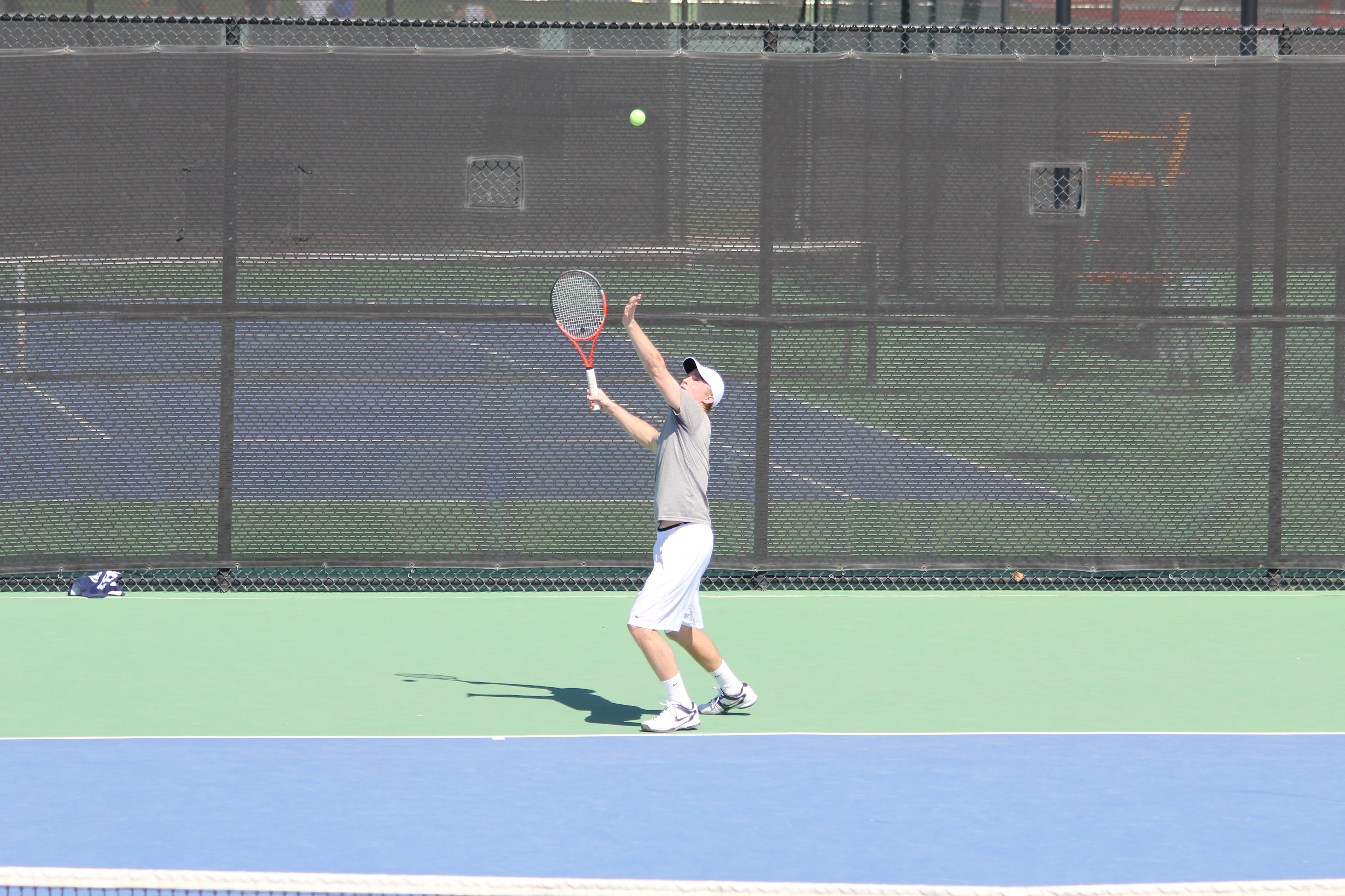 2012 Cabo Family Trip - Day 1 - Las Vegas (Nate Playing USU Tennis, Swimming)